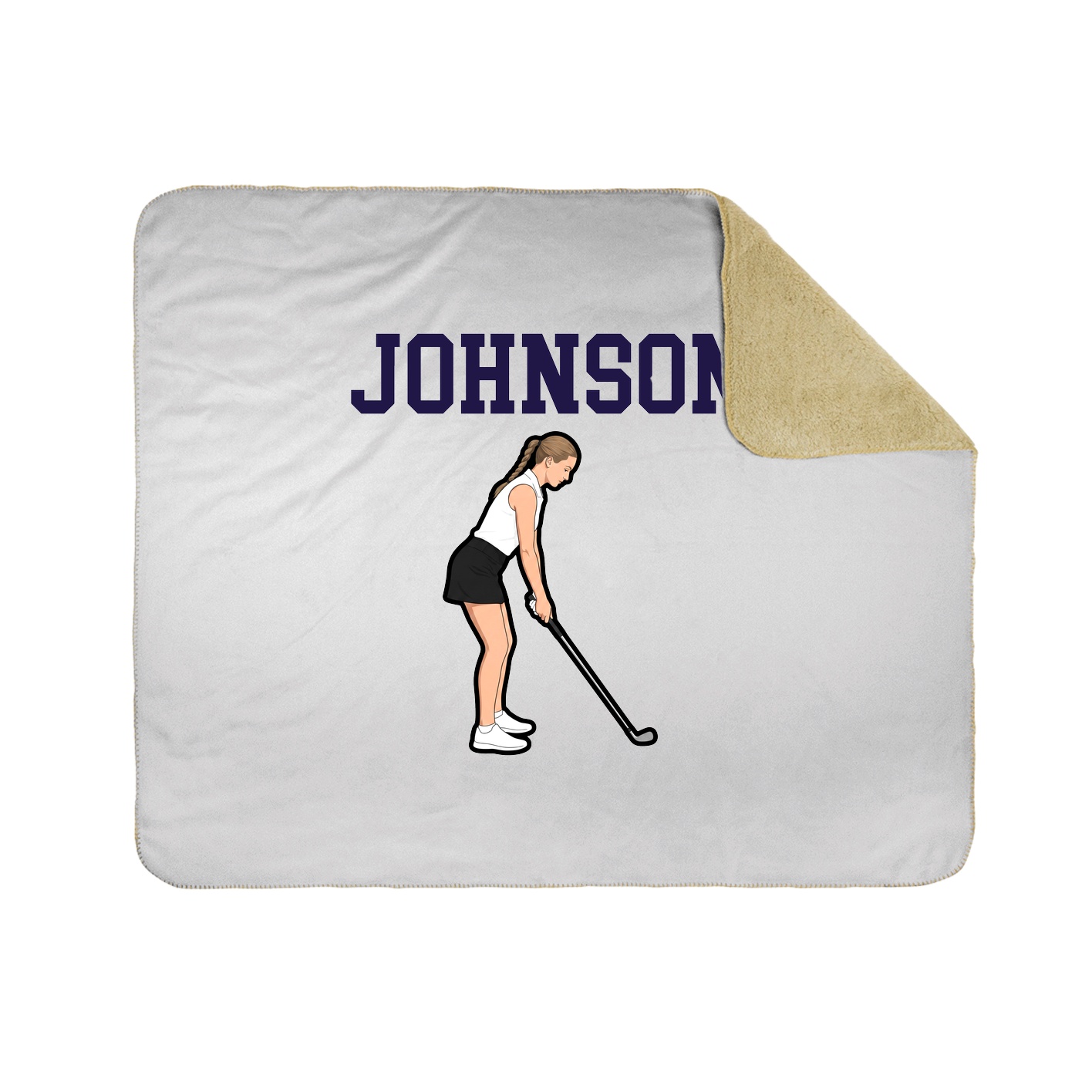 Throw Blanket — Shirsey in White