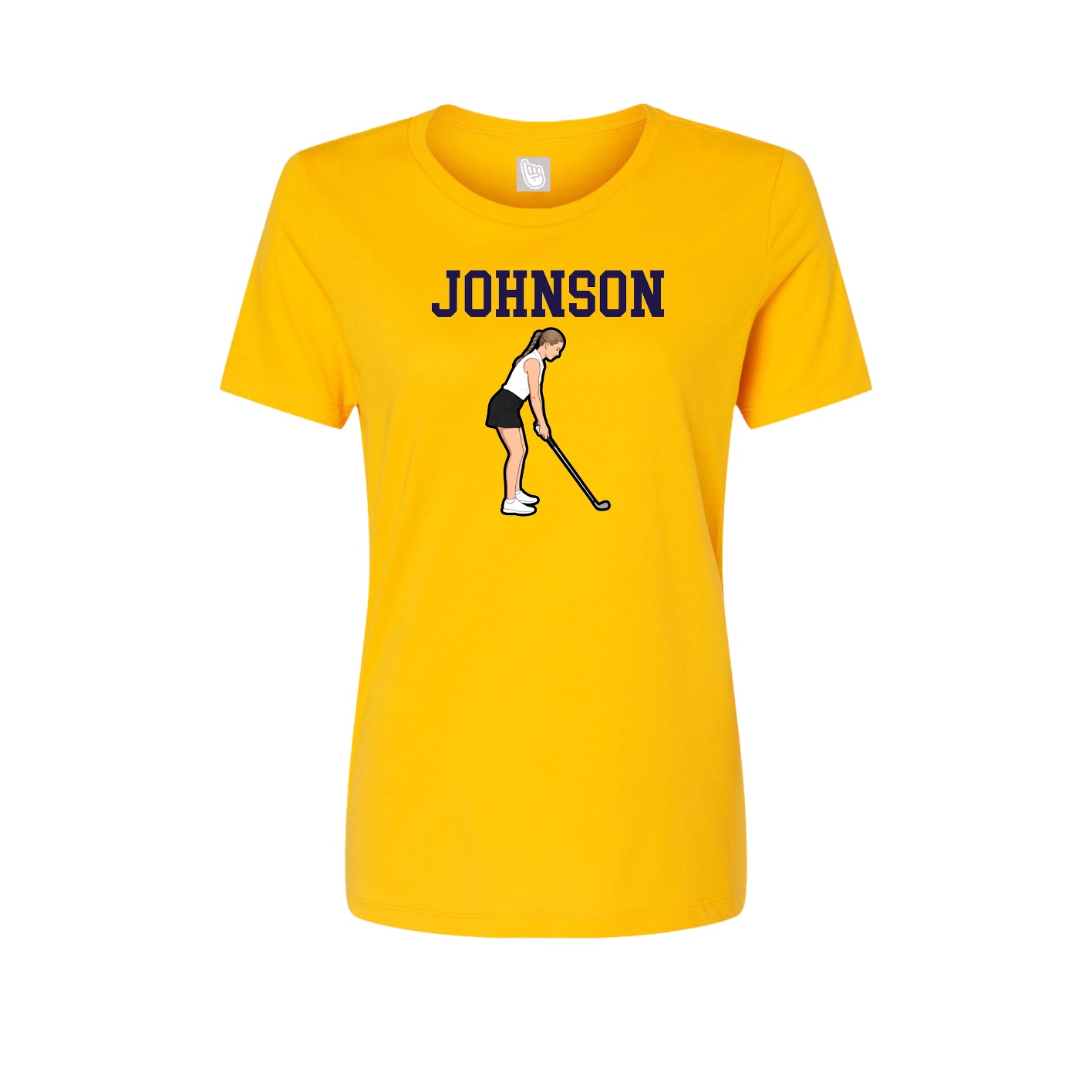 Fitted Women's Tee — Shirsey in Gold
