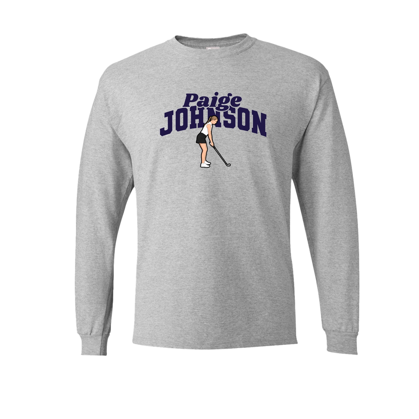 Long Sleeve Tee — Signature Arch in Grey
