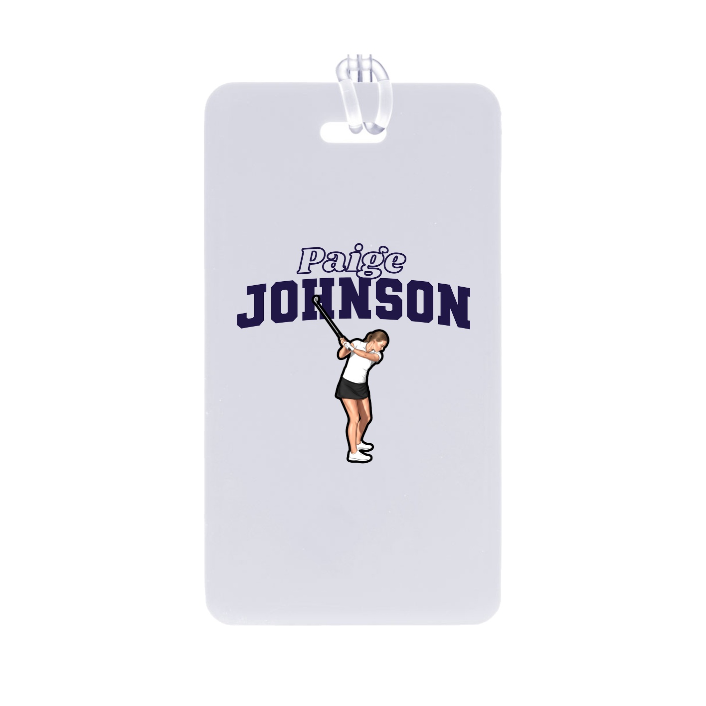 Bag Tag — Name Arch in Classic