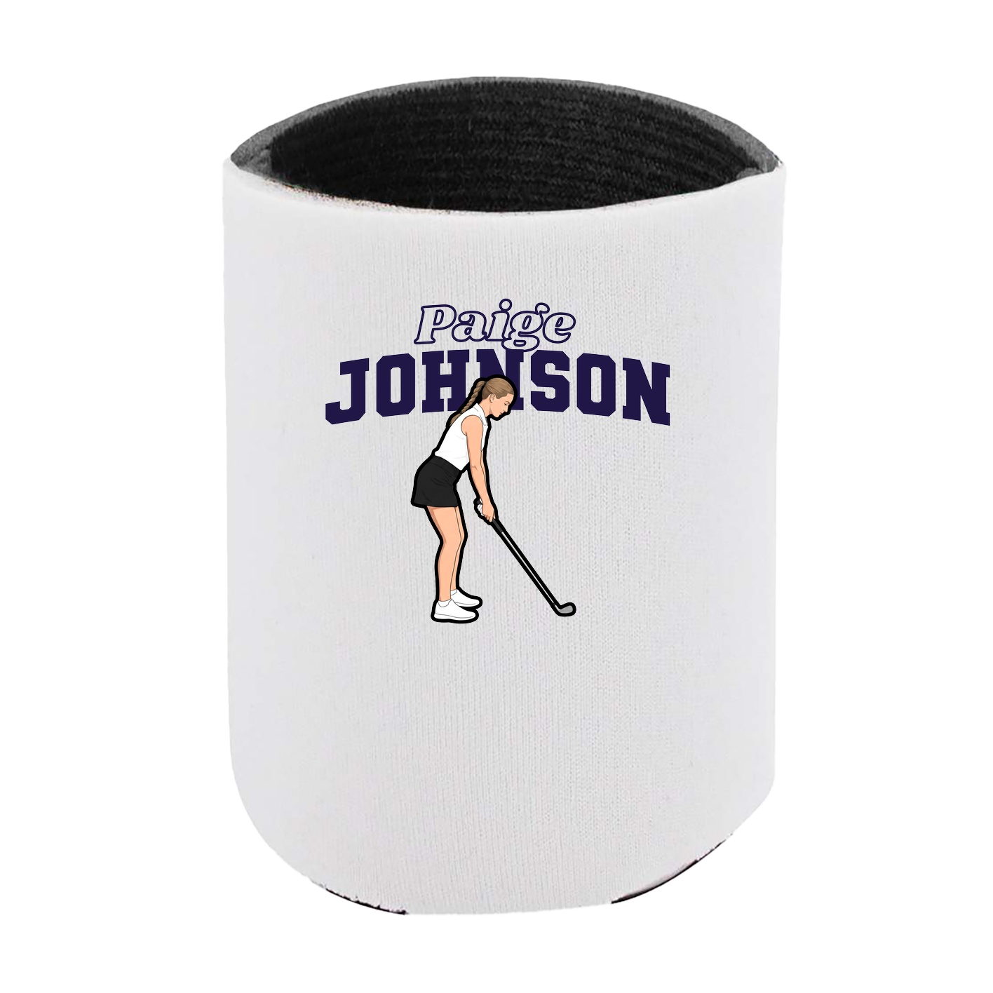 Can Holder — Name Arch in White