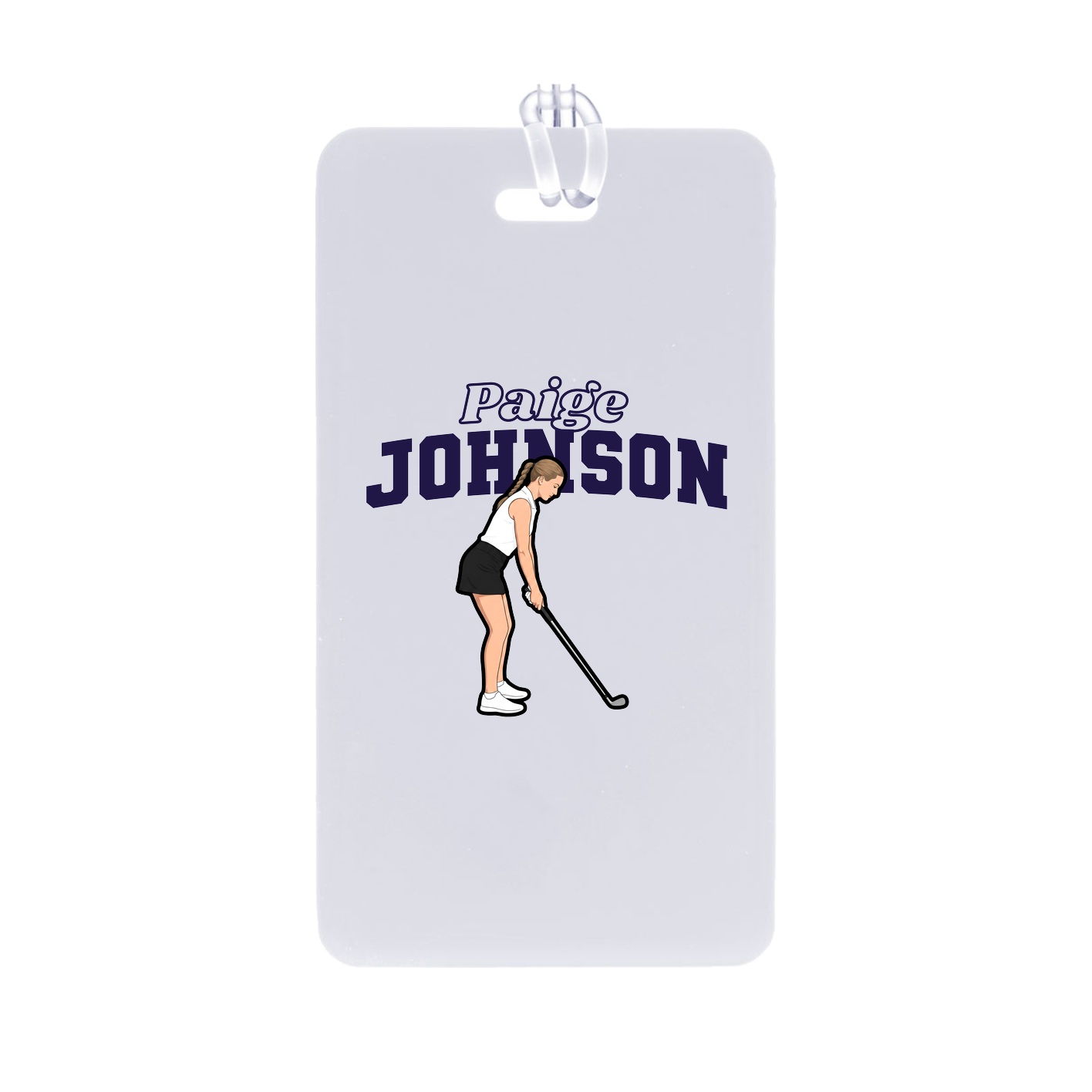 Bag Tag — Name Arch in Classic