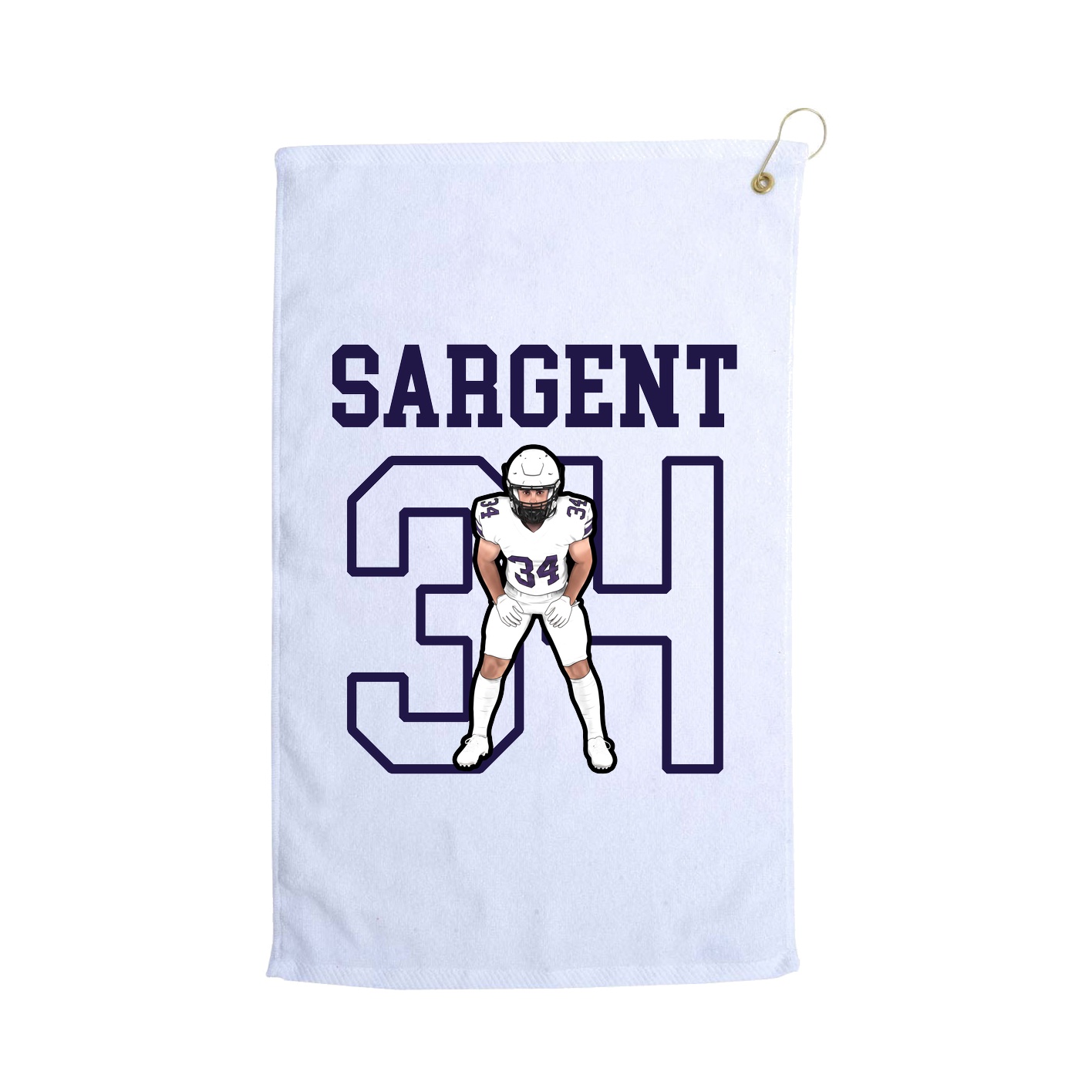 Golf Towel — Shirsey in White