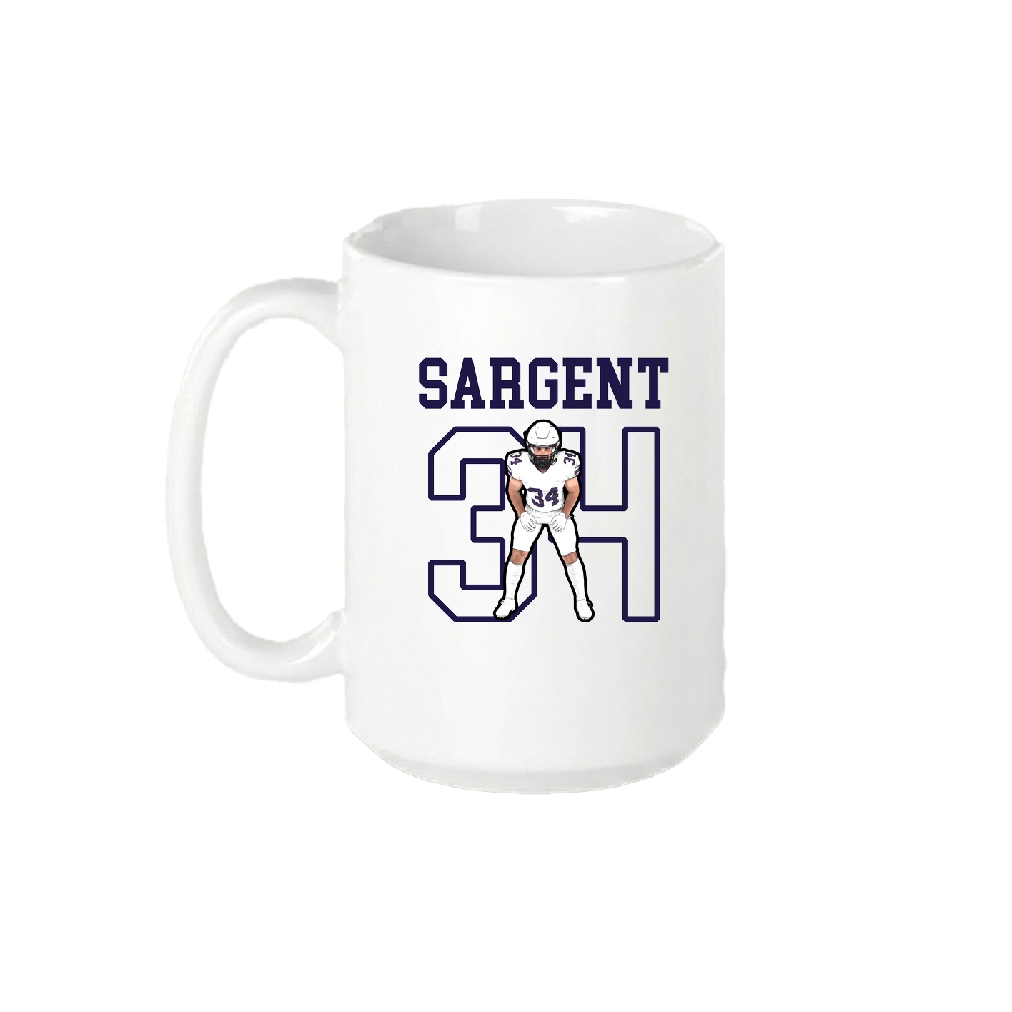 15oz Coffee Mug — Shirsey in White