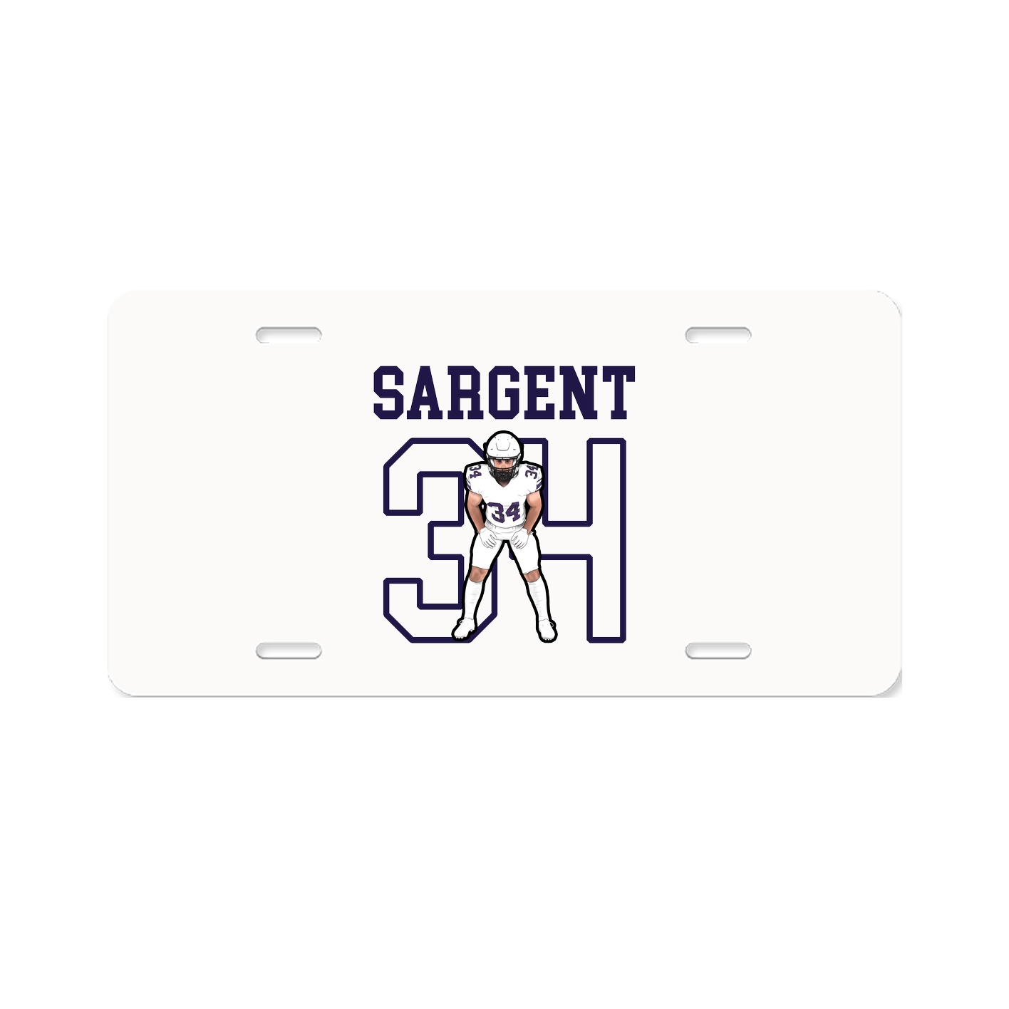 License Plate — Shirsey in Classic