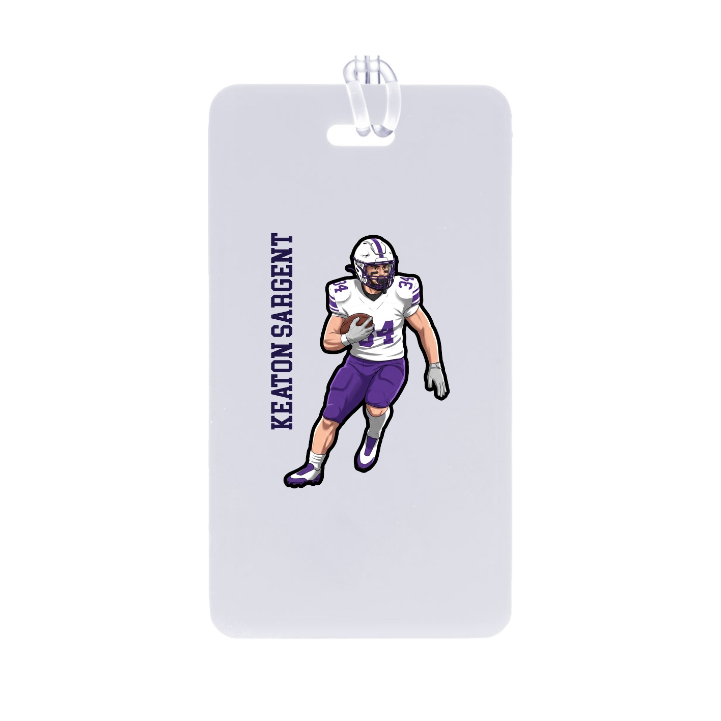 Bag Tag — Name Vertical in Classic