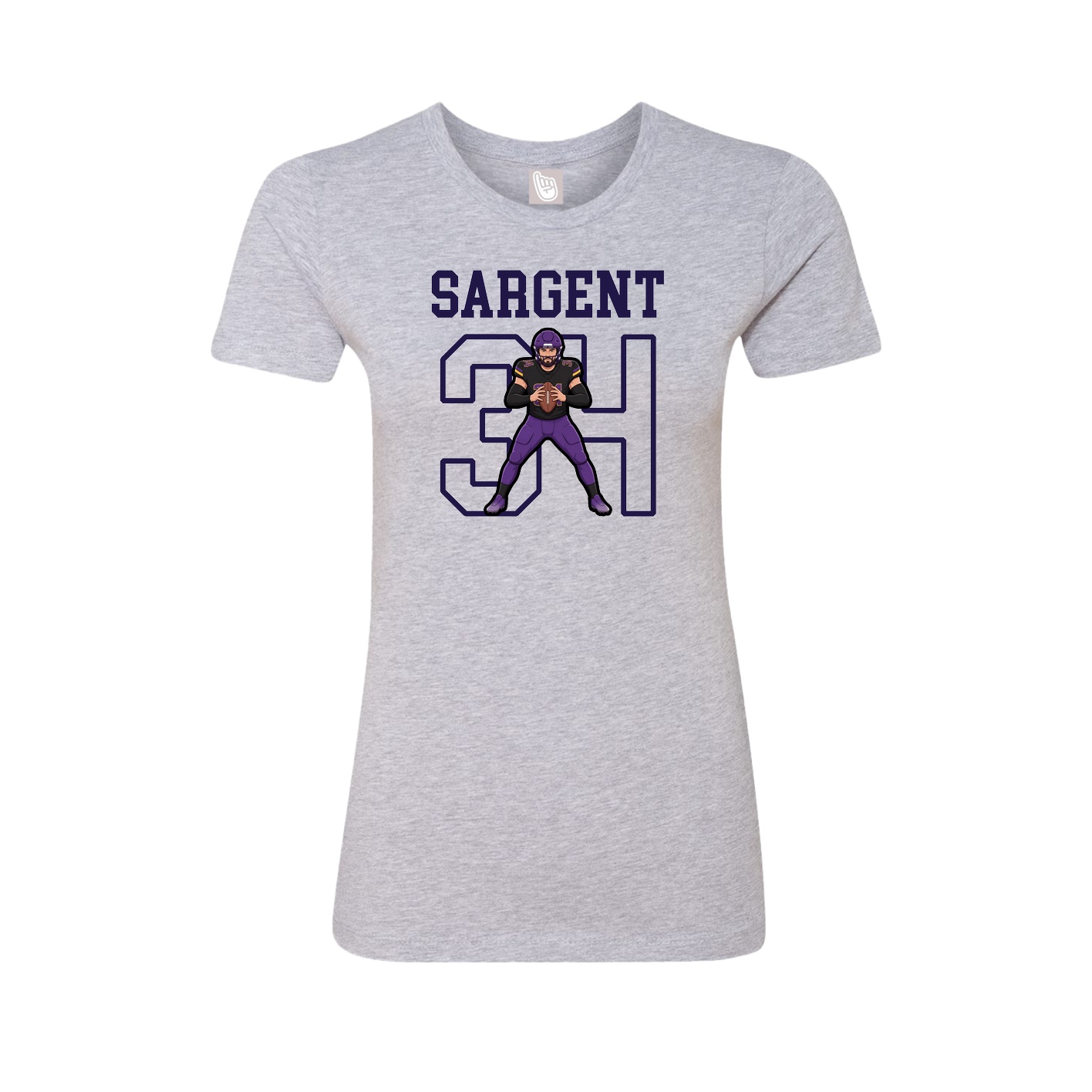 Fitted Women's Tee — Shirsey in Grey