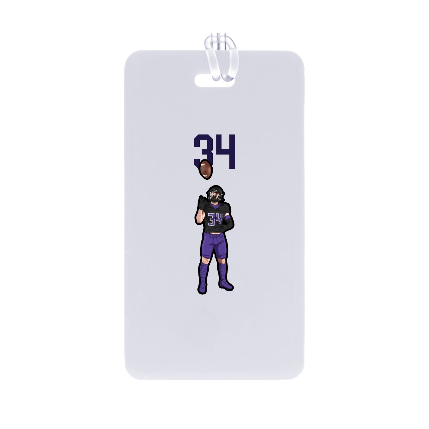 Bag Tag — Number Top in Classic