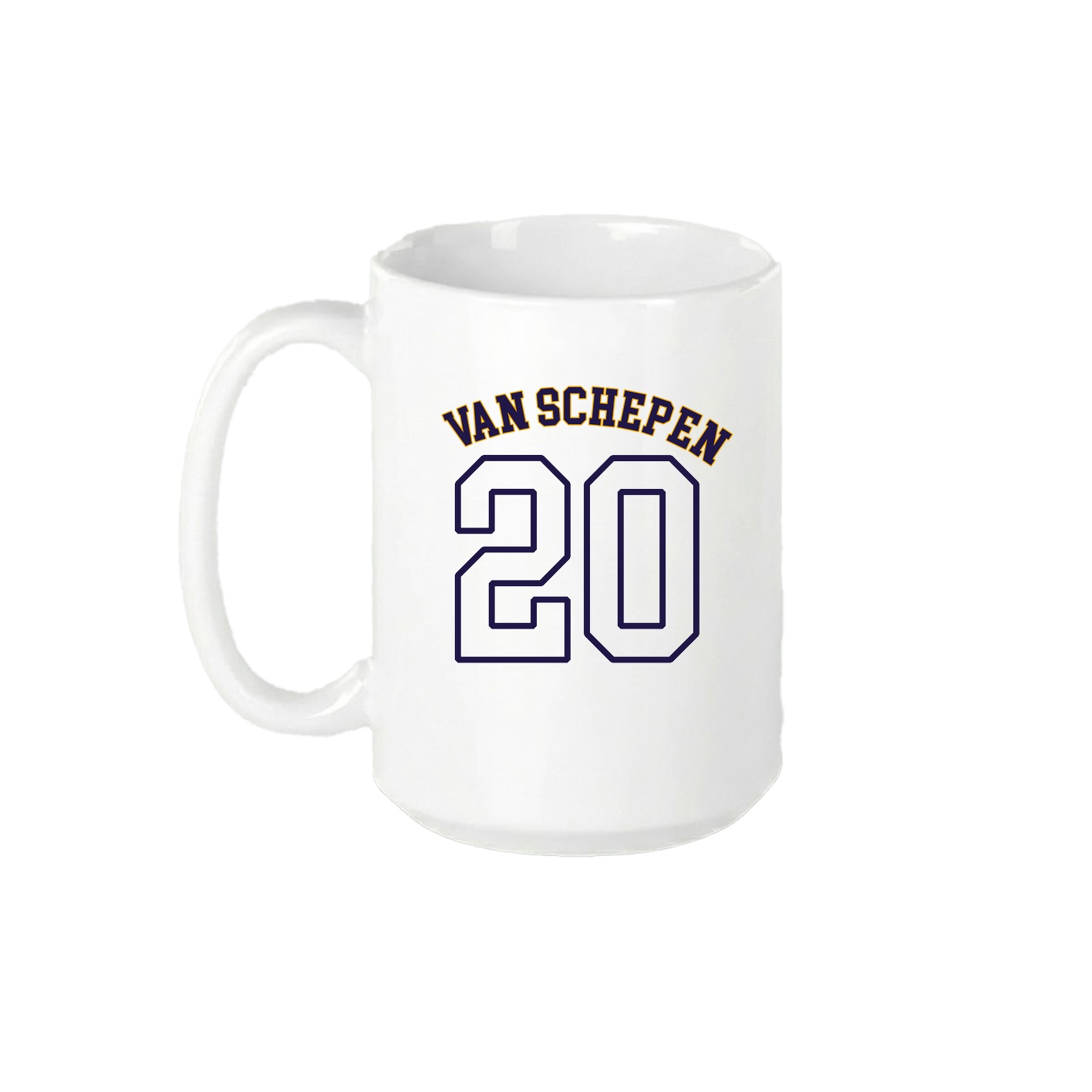 15oz Coffee Mug — Shirsey Arch in White