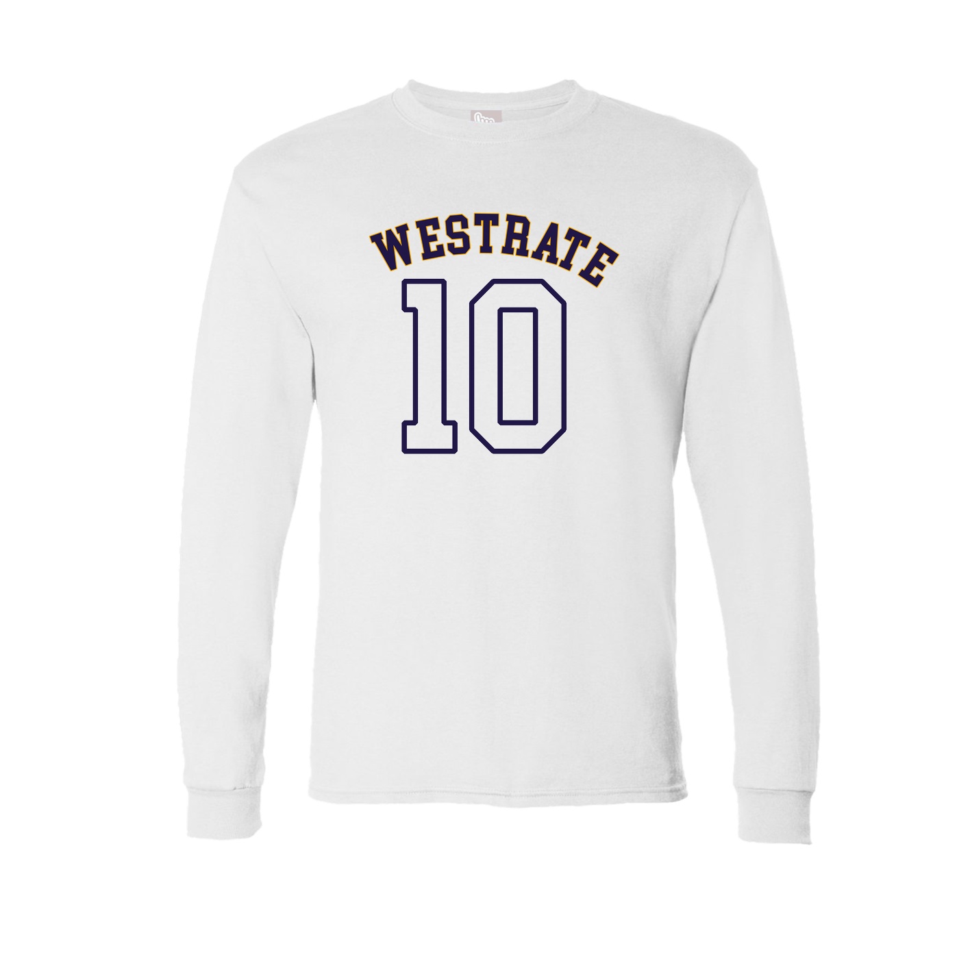 Long Sleeve Tee — Shirsey Arch in White