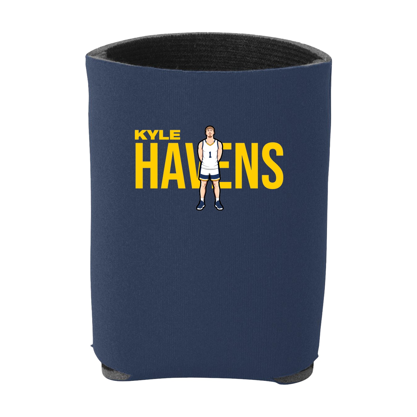 Can Holder — Player Name in Navy
