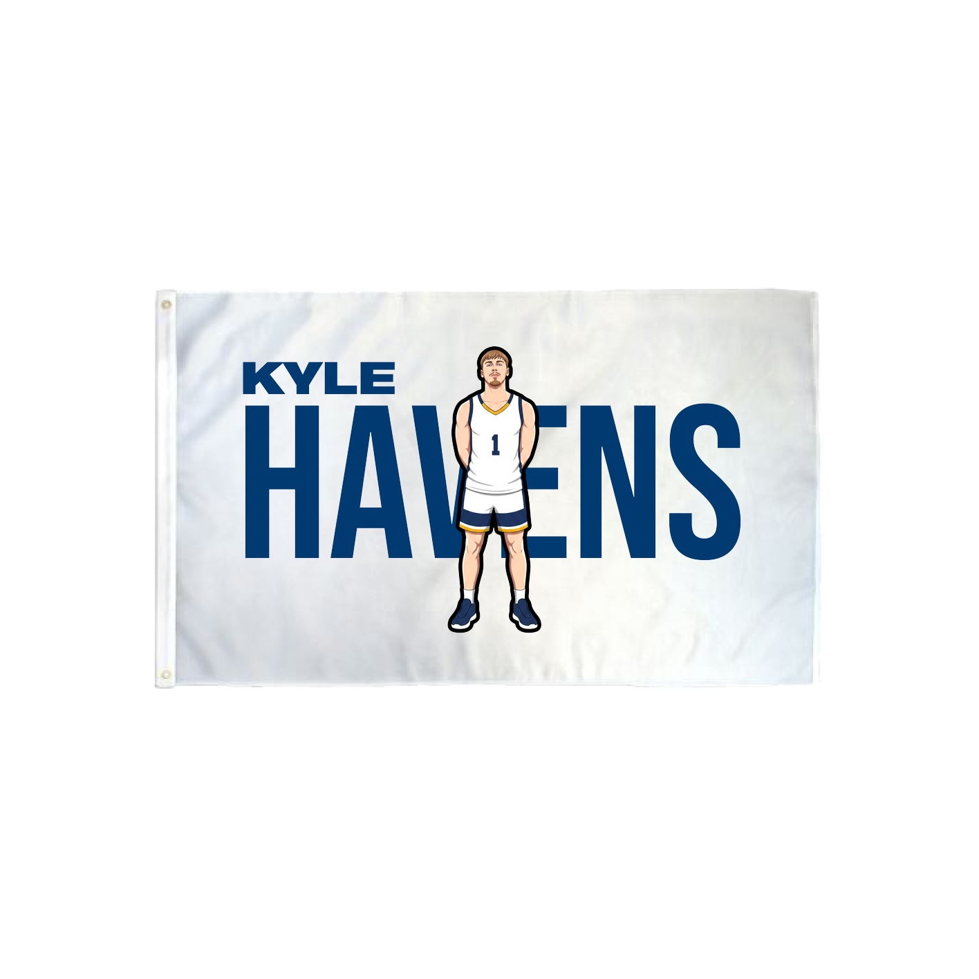3x5 Flag — Player Name in Classic