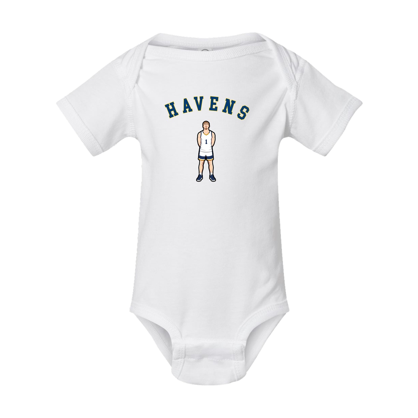 Baby Onesie — Shirsey Arch in White