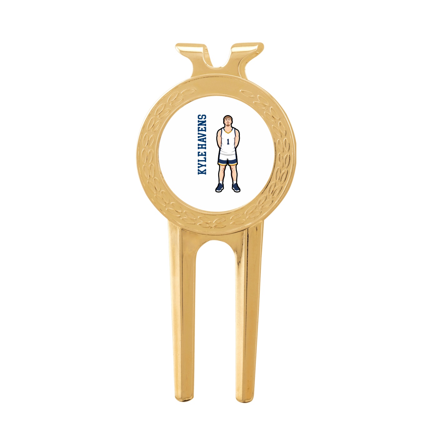 Divot Tool with Ball Marker — Name Vertical in Classic