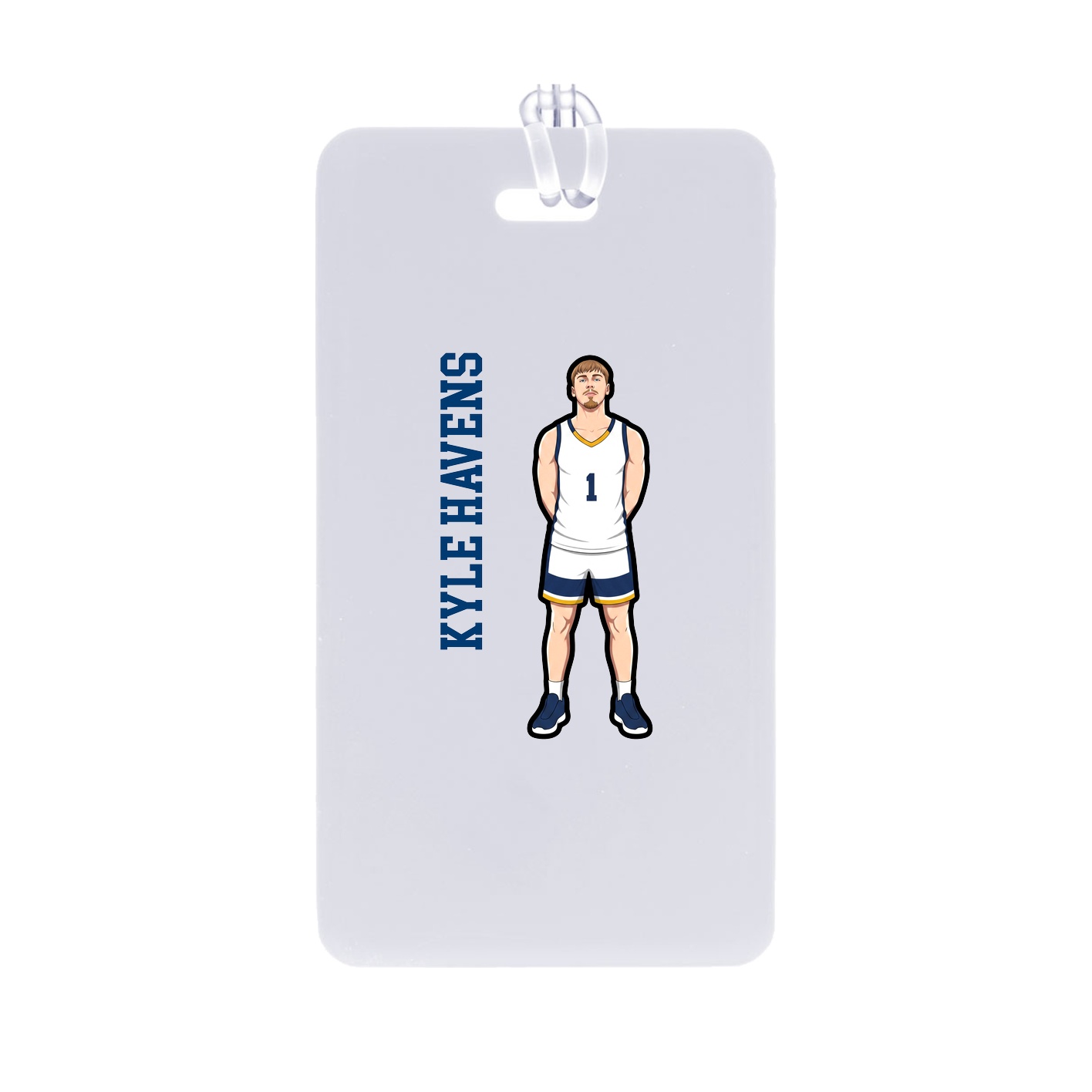 Bag Tag — Name Vertical in Classic