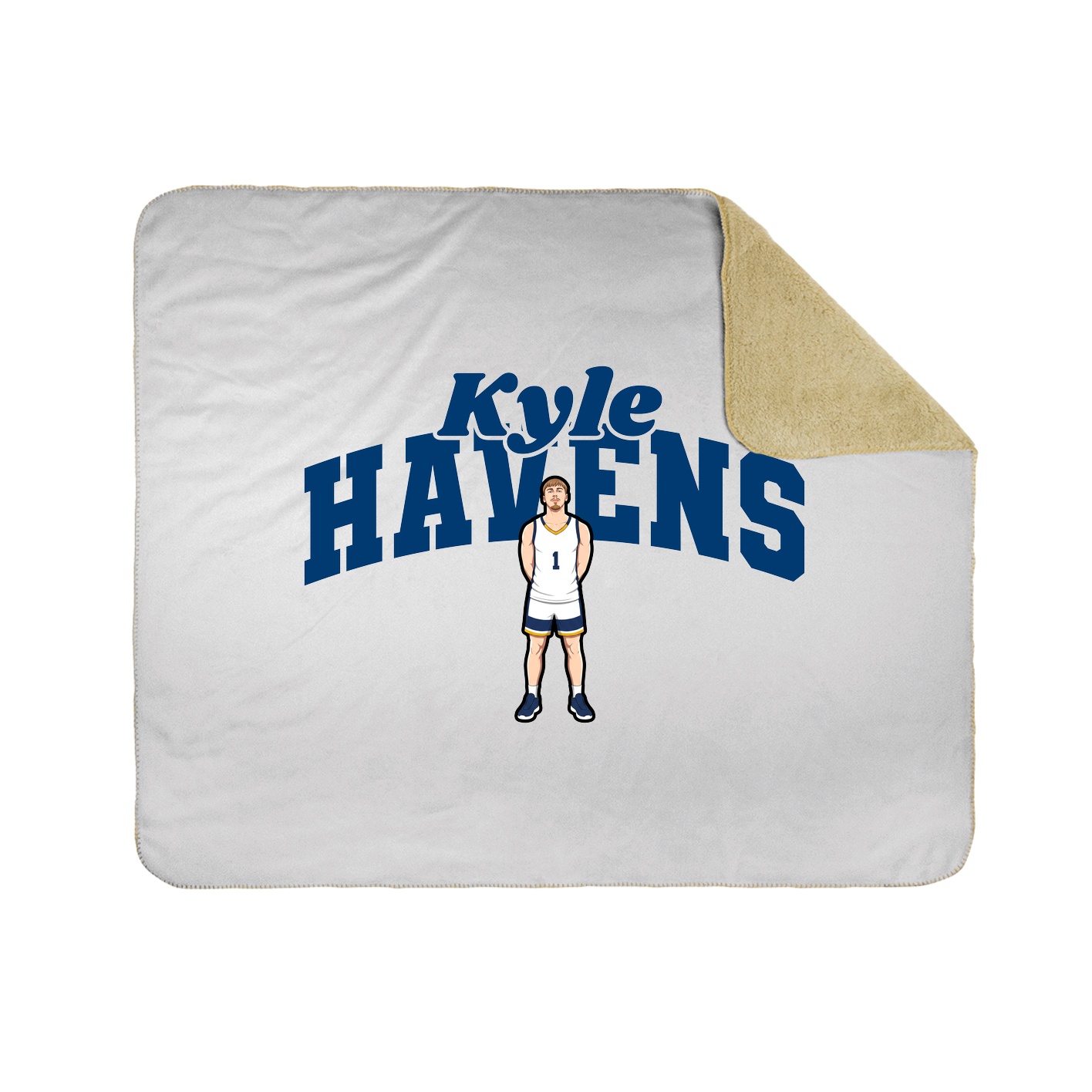 Throw Blanket — Signature Arch in White