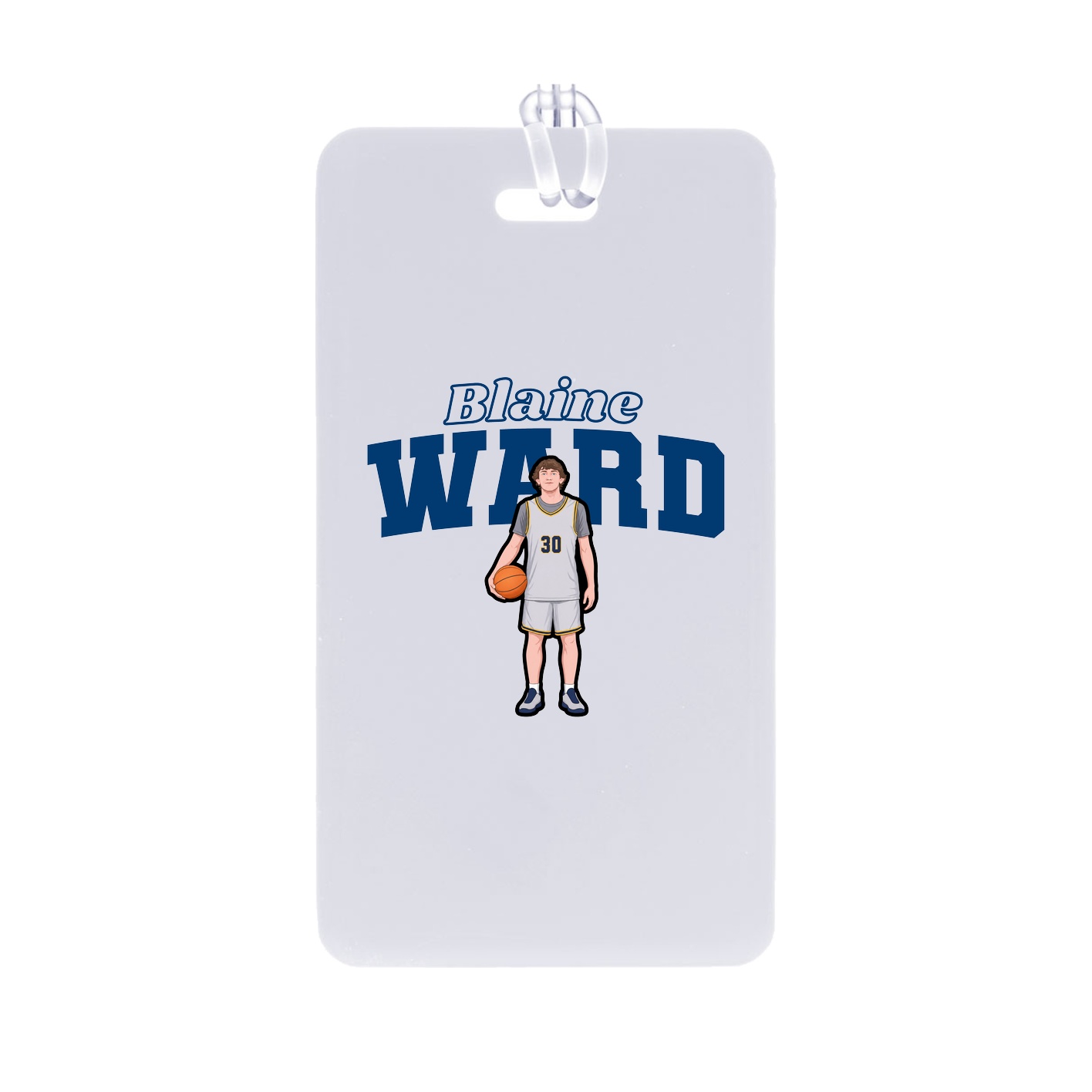 Bag Tag — Name Arch in Classic
