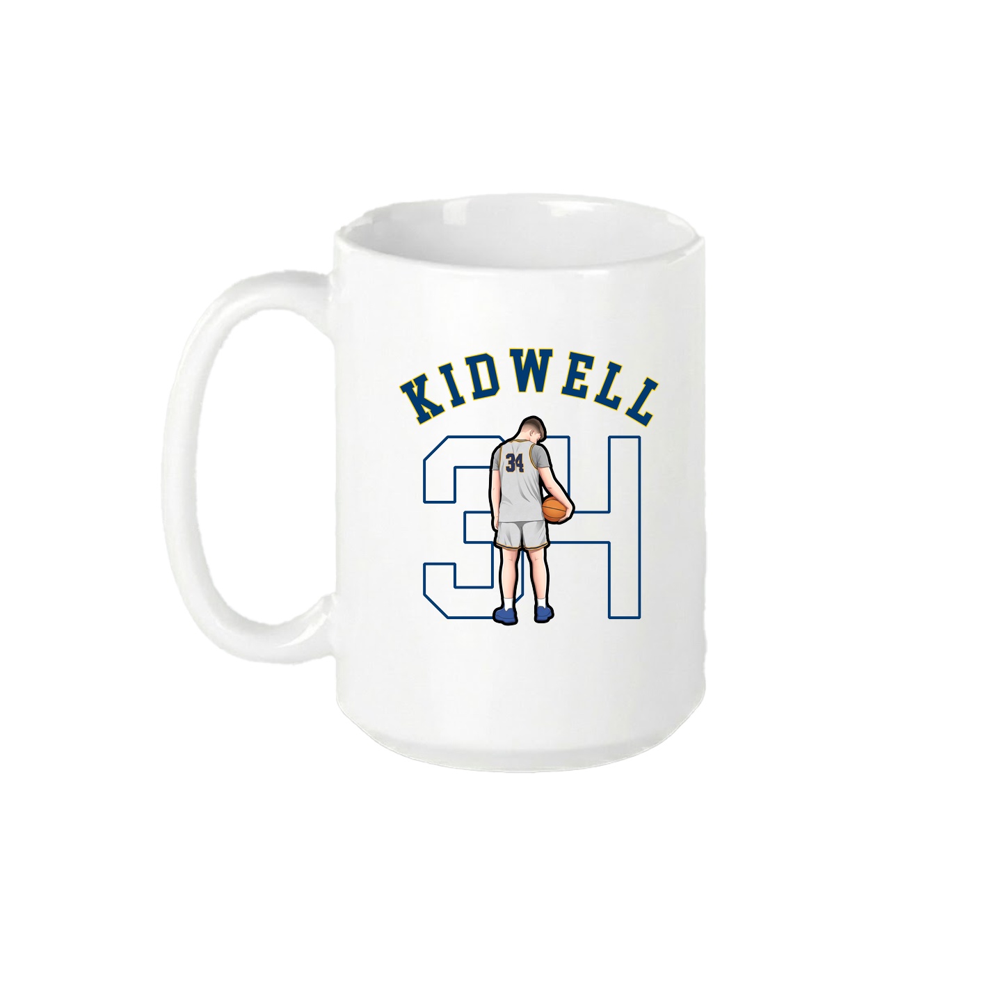 15oz Coffee Mug — Shirsey Arch in White