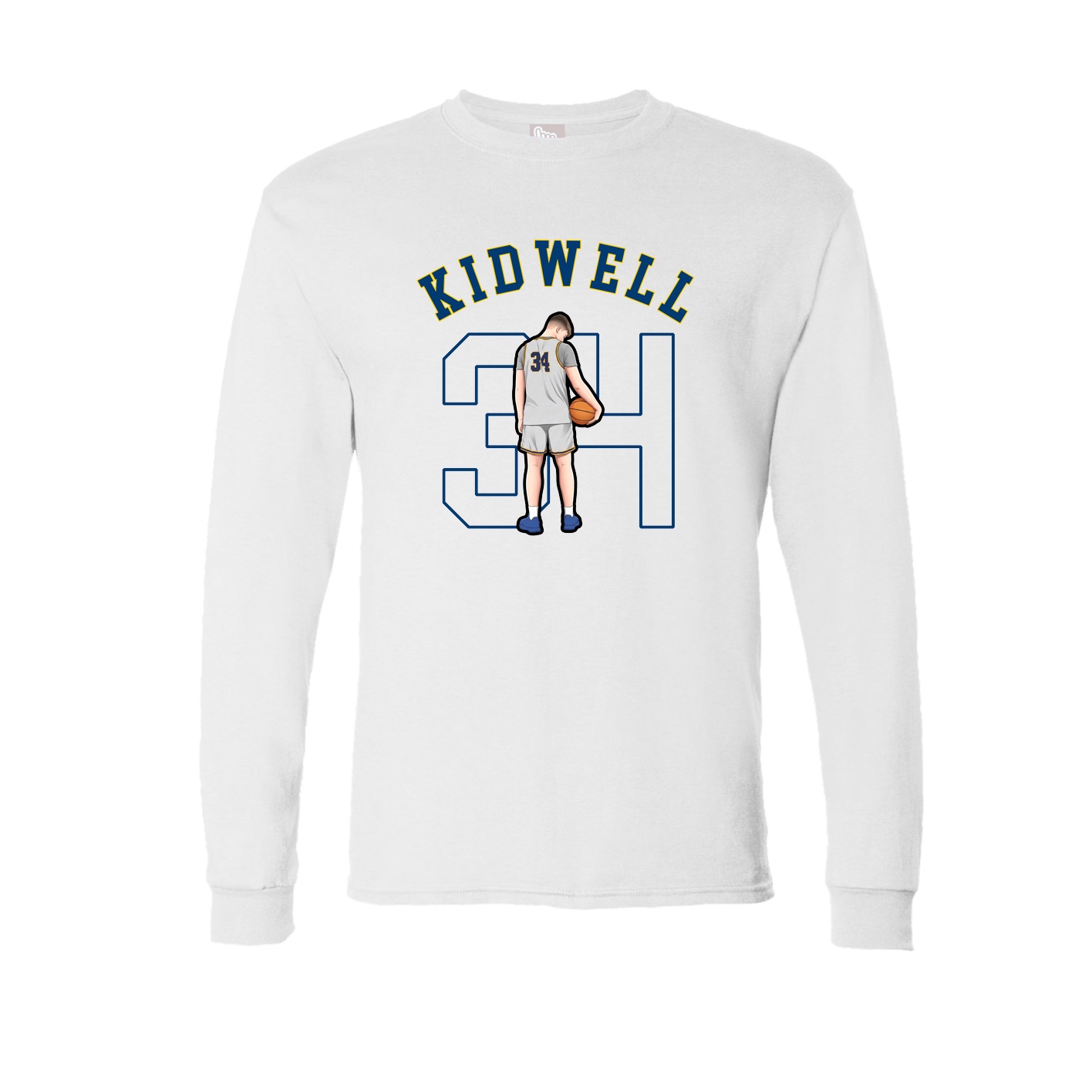 Long Sleeve Tee — Shirsey Arch in White