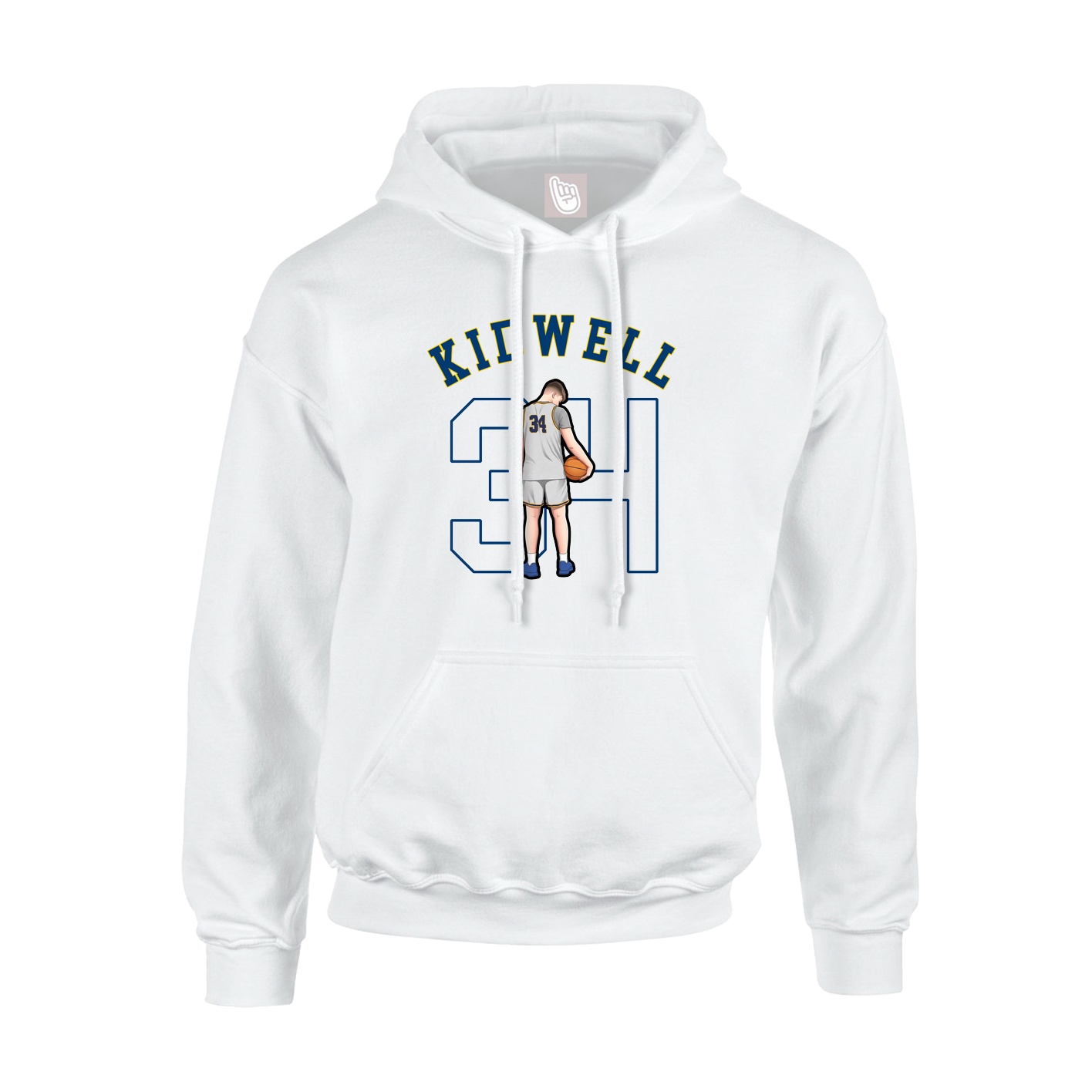 Hoodie — Shirsey Arch in White