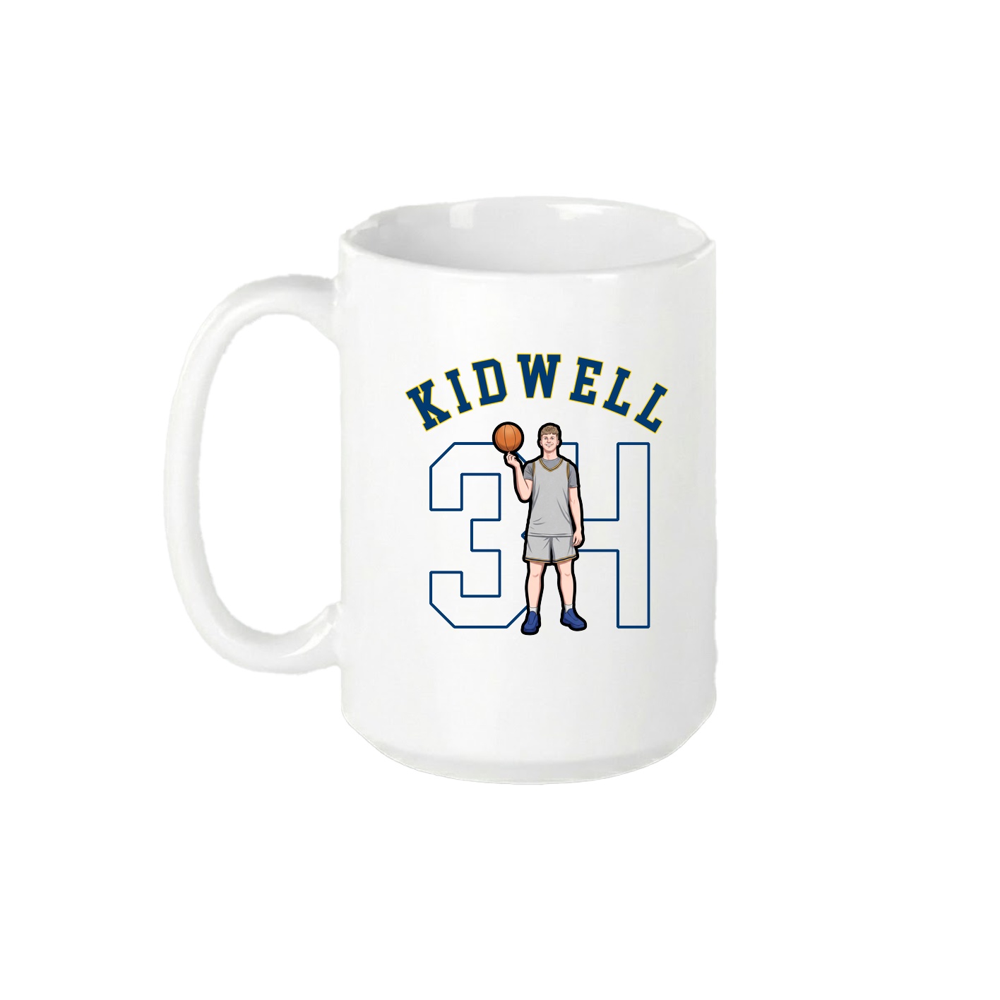 15oz Coffee Mug — Shirsey Arch in White