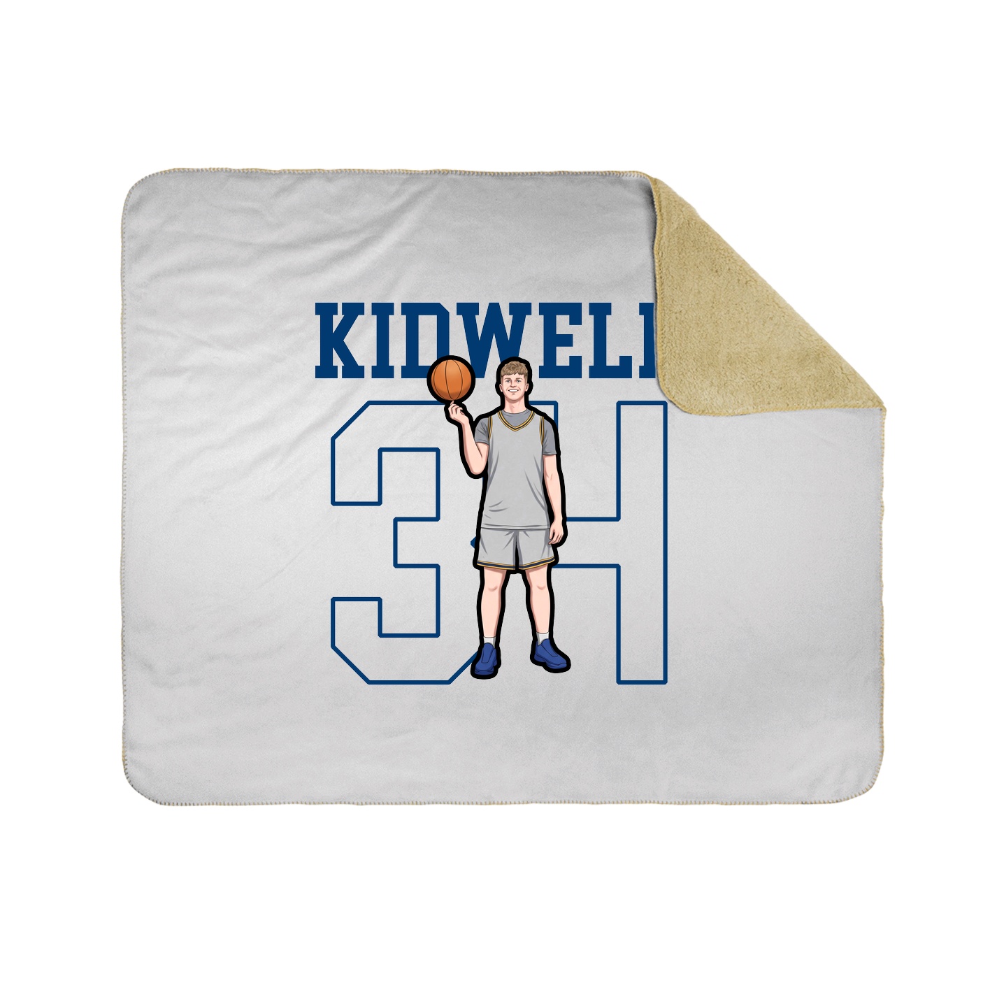 Throw Blanket — Shirsey in White