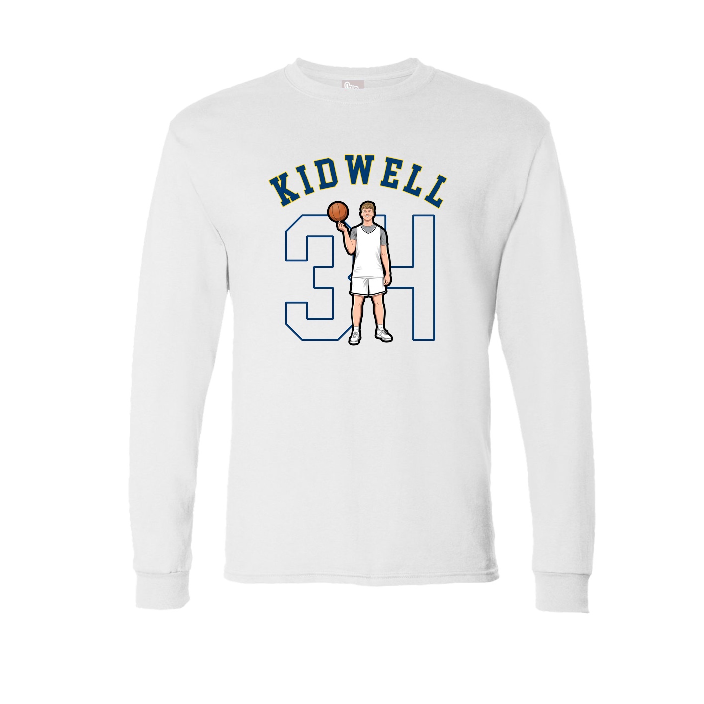 Long Sleeve Tee — Shirsey Arch in White