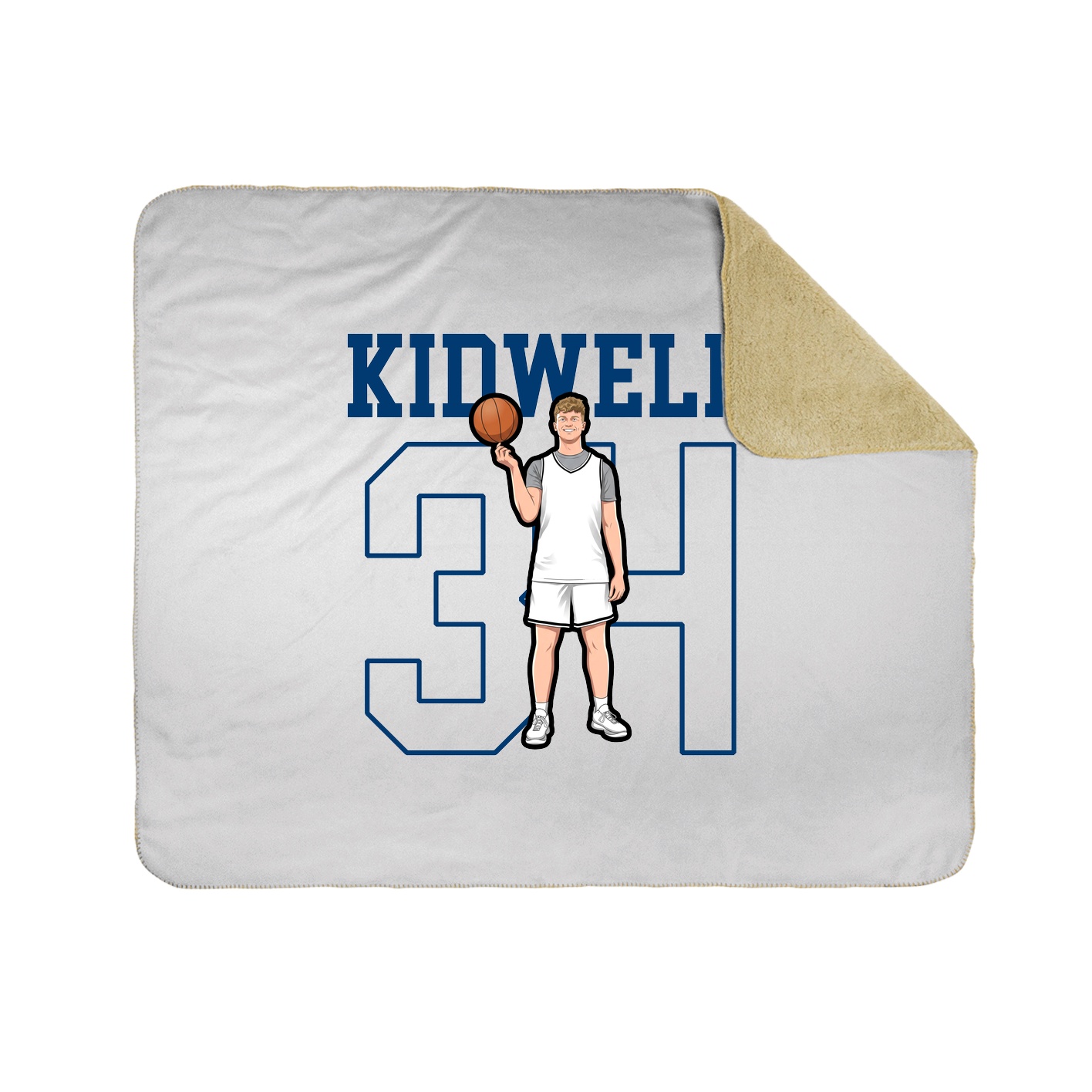 Throw Blanket — Shirsey in White