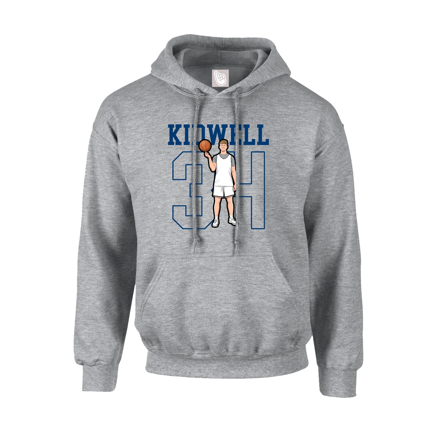 Hoodie — Shirsey in Grey