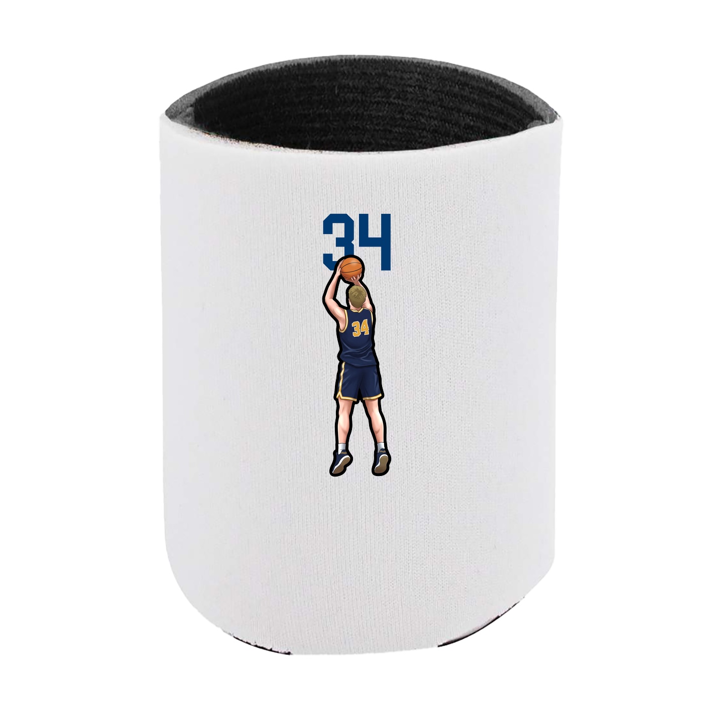 Can Holder — Number Top in White