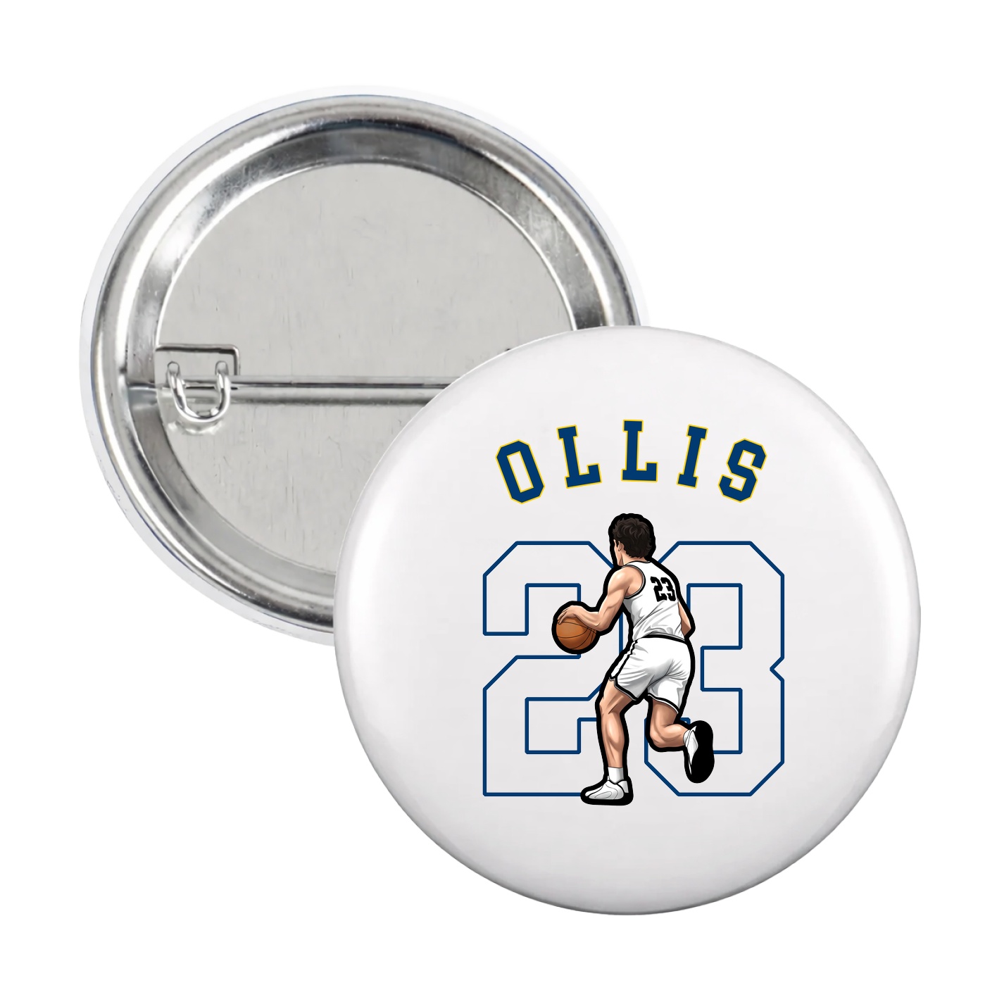 Game Day Button — Shirsey Arch in White