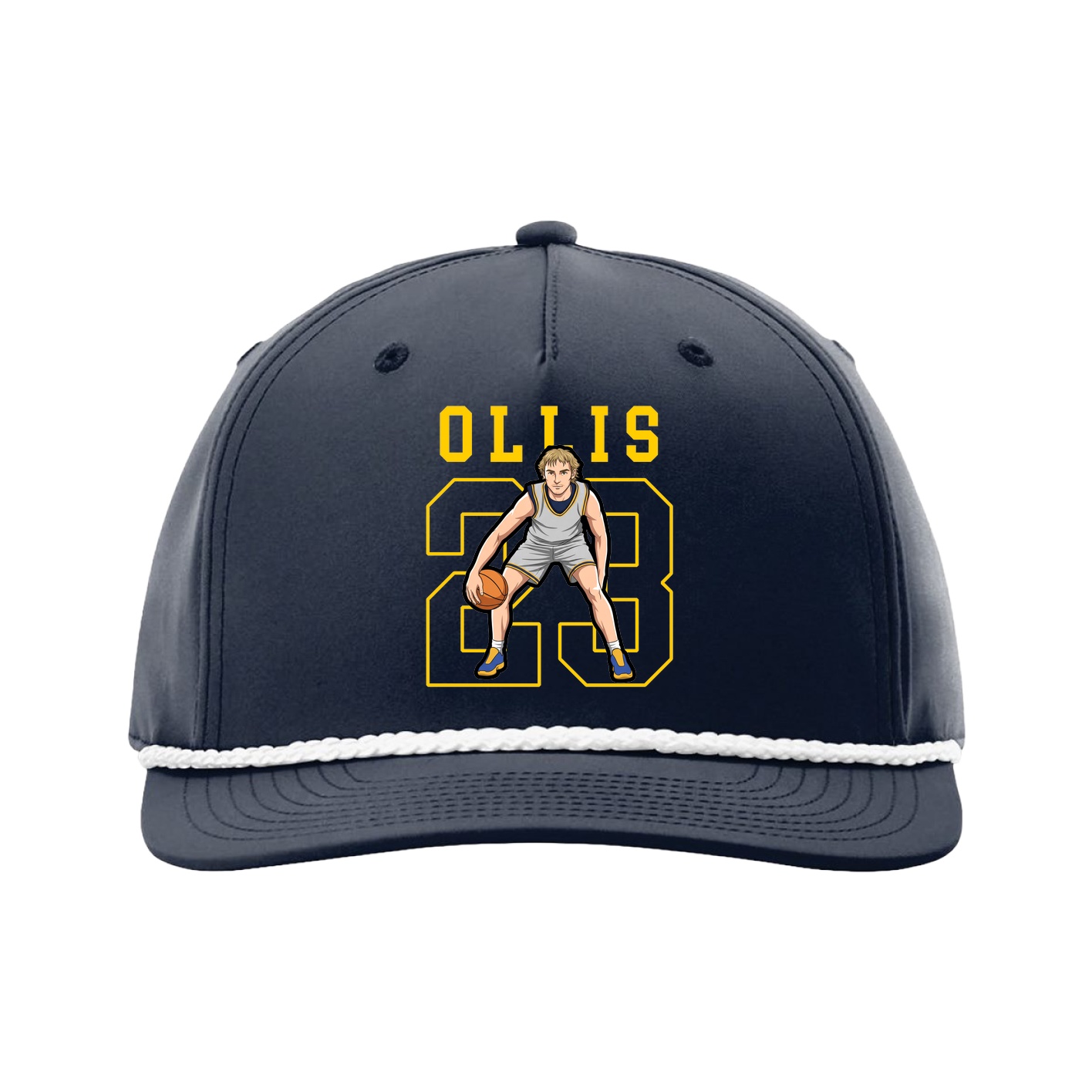 Five-Panel Classic Rope Cap — Shirsey in Navy