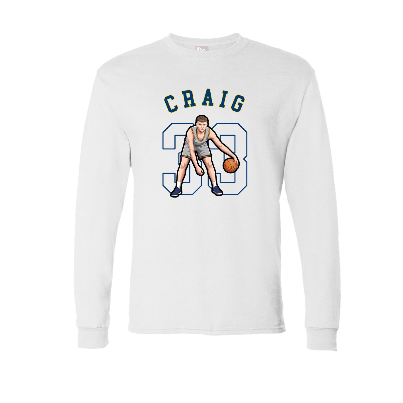 Long Sleeve Tee — Shirsey Arch in White