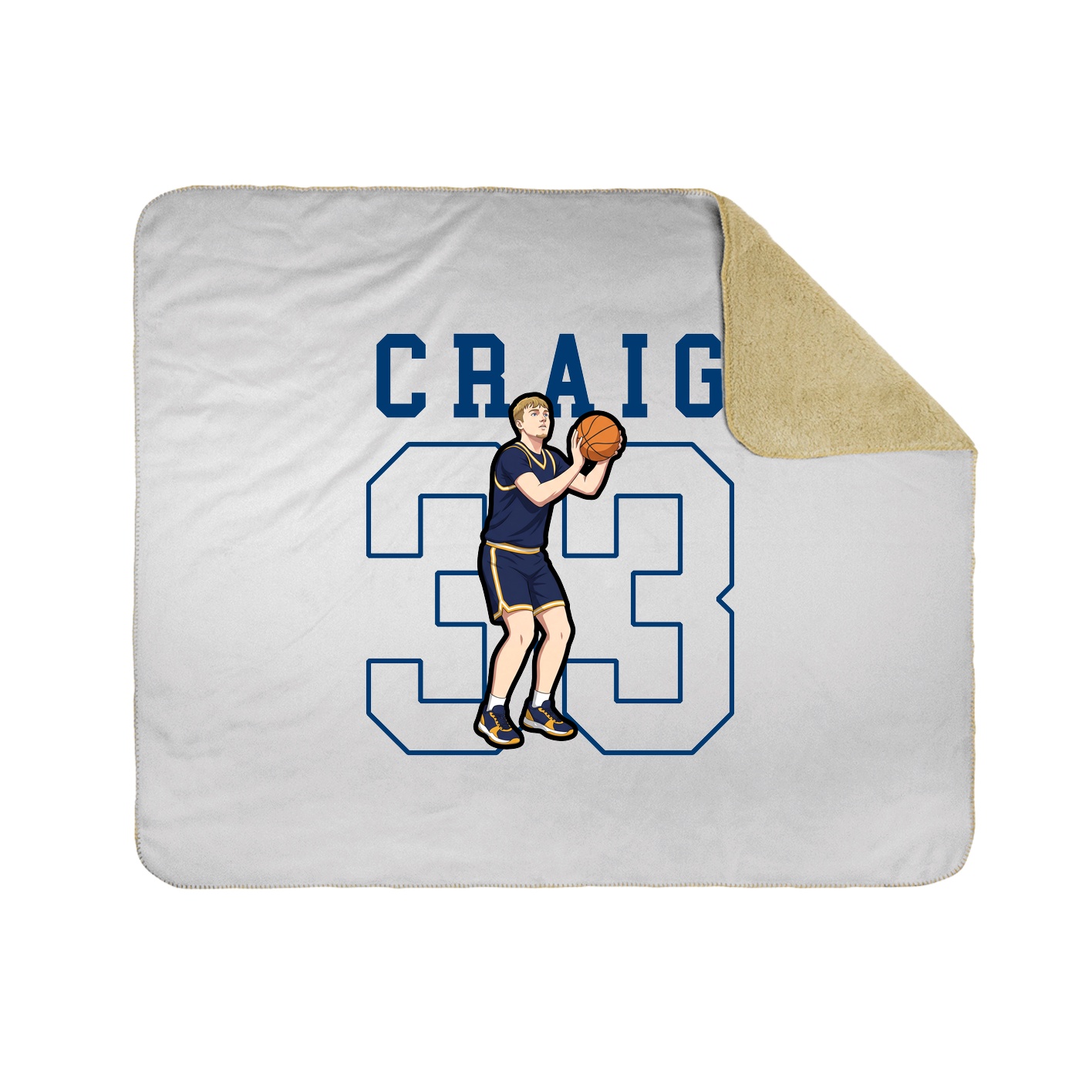 Throw Blanket — Shirsey in White