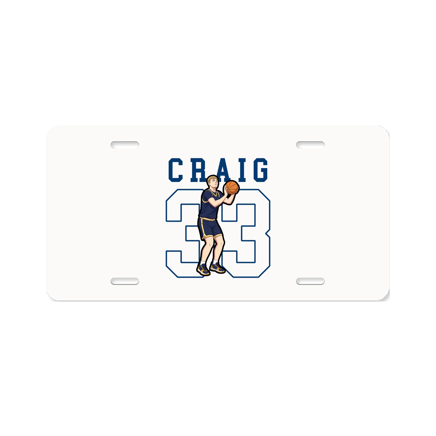 License Plate — Shirsey in Classic