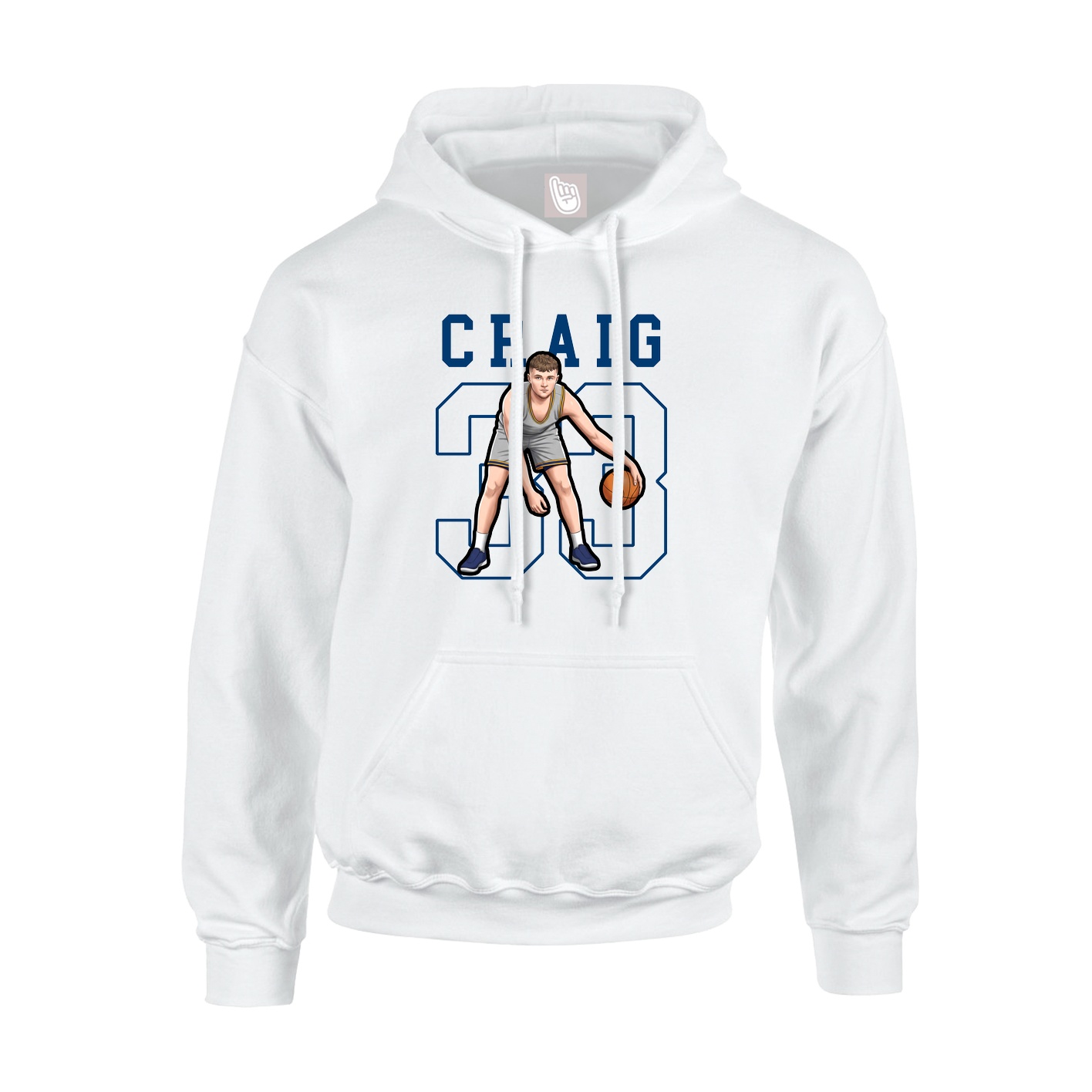 Hoodie — Shirsey in White
