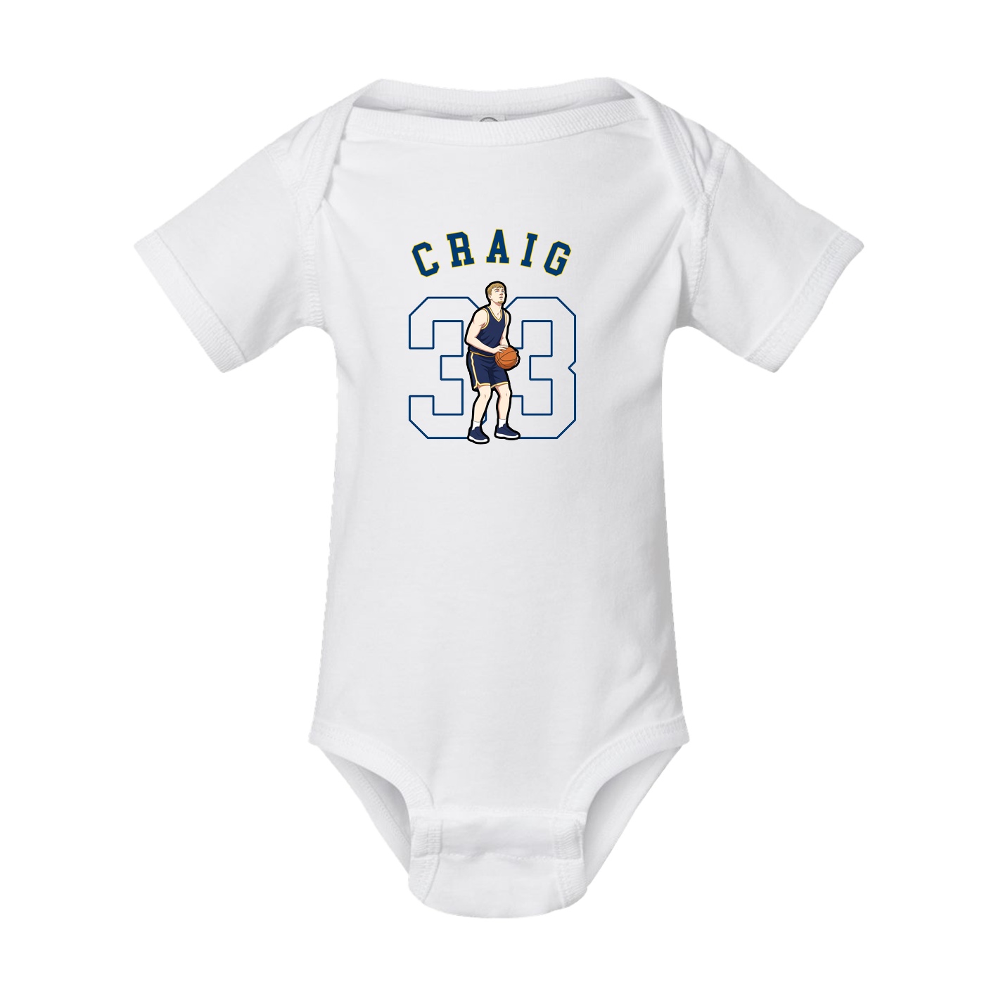 Baby Onesie — Shirsey Arch in White