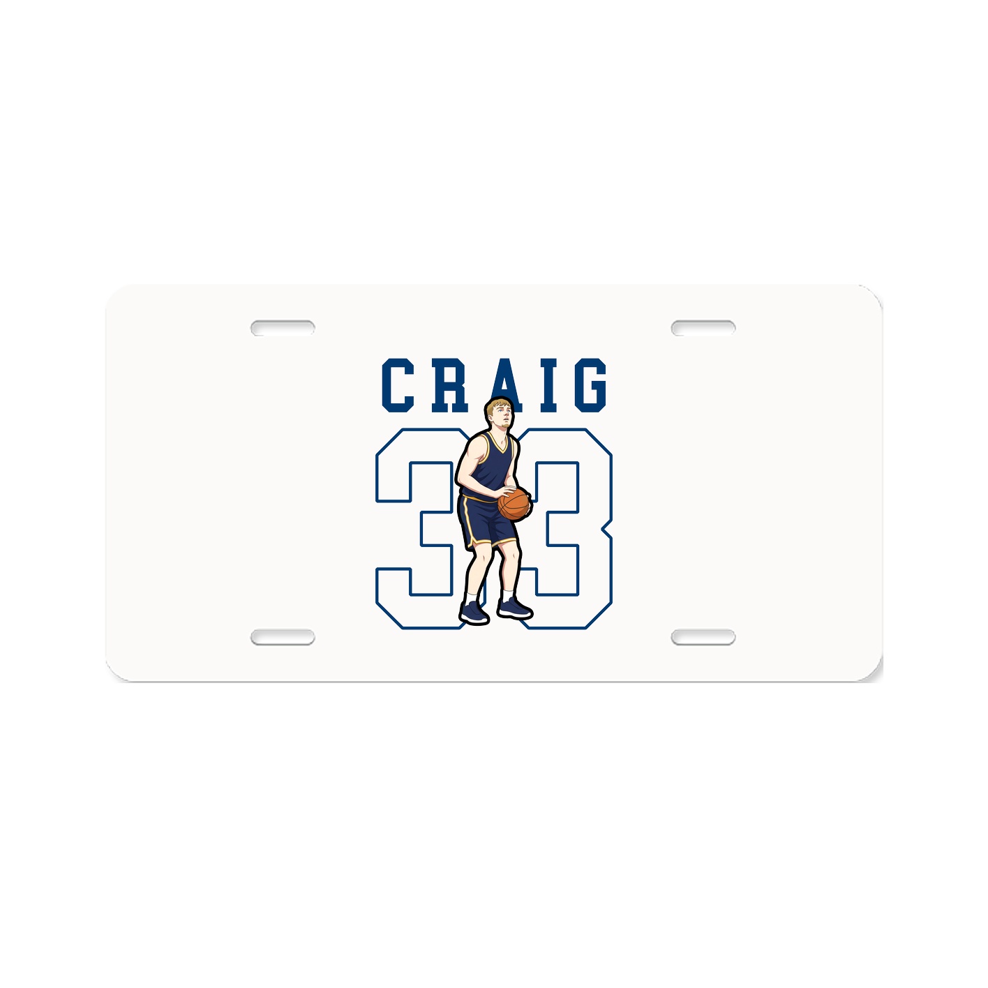 License Plate — Shirsey in Classic