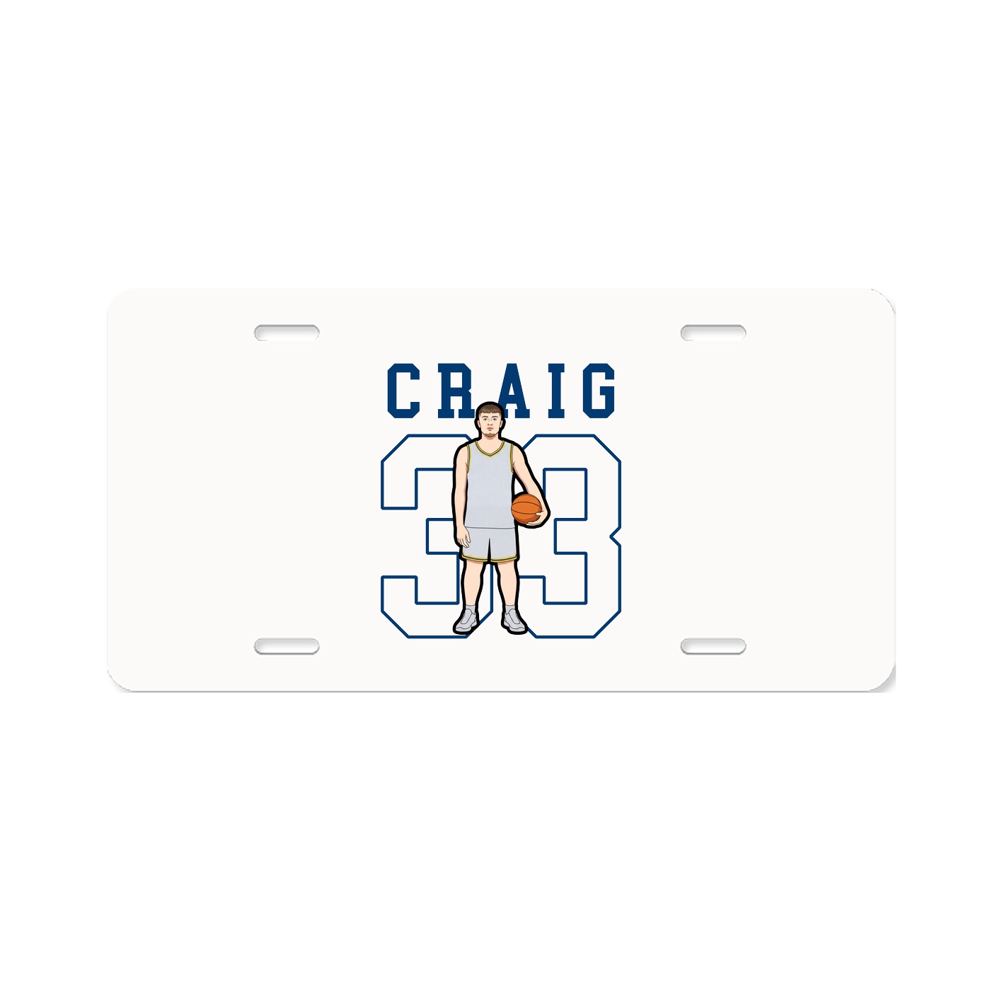 License Plate — Shirsey in Classic