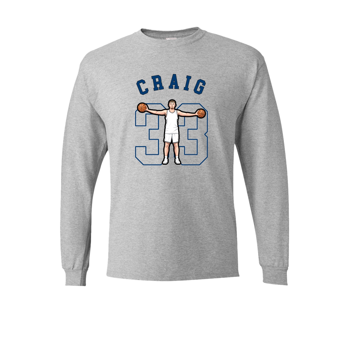 Long Sleeve Tee — Shirsey Arch in Grey