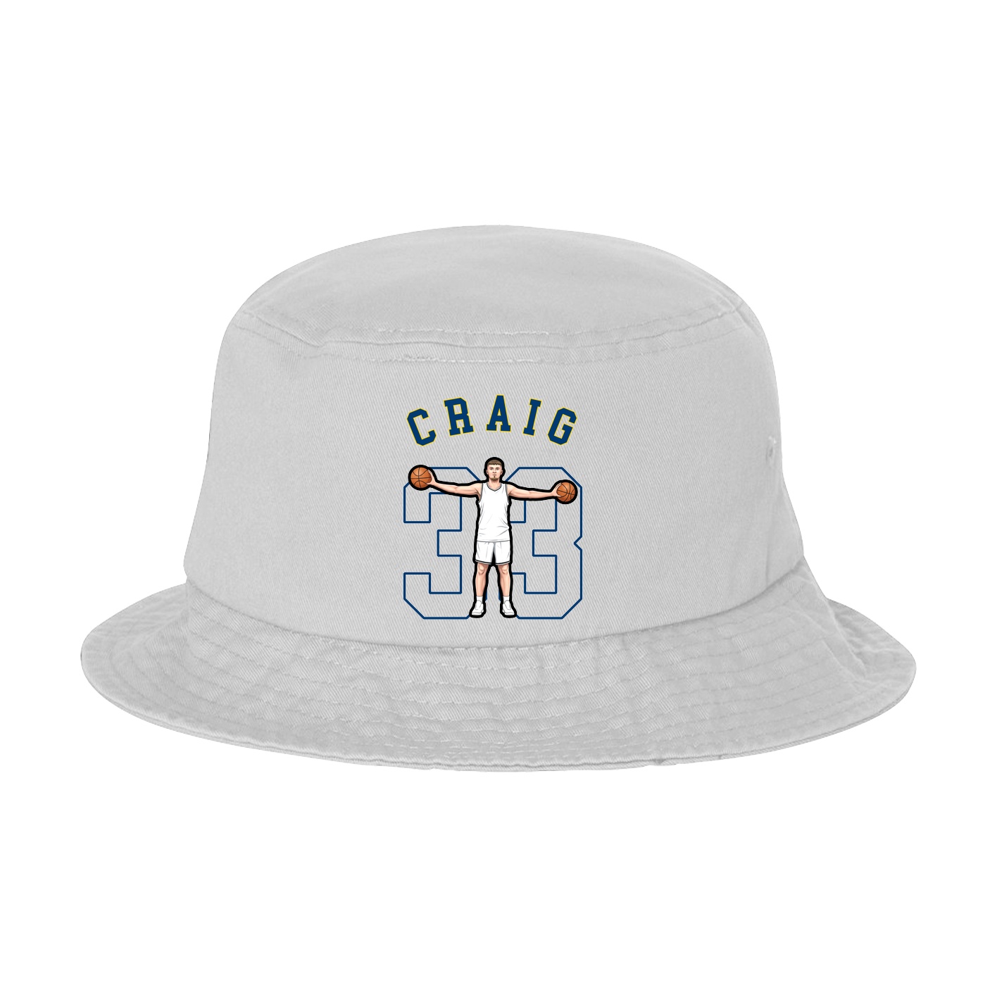 Bucket Cap — Shirsey Arch in White