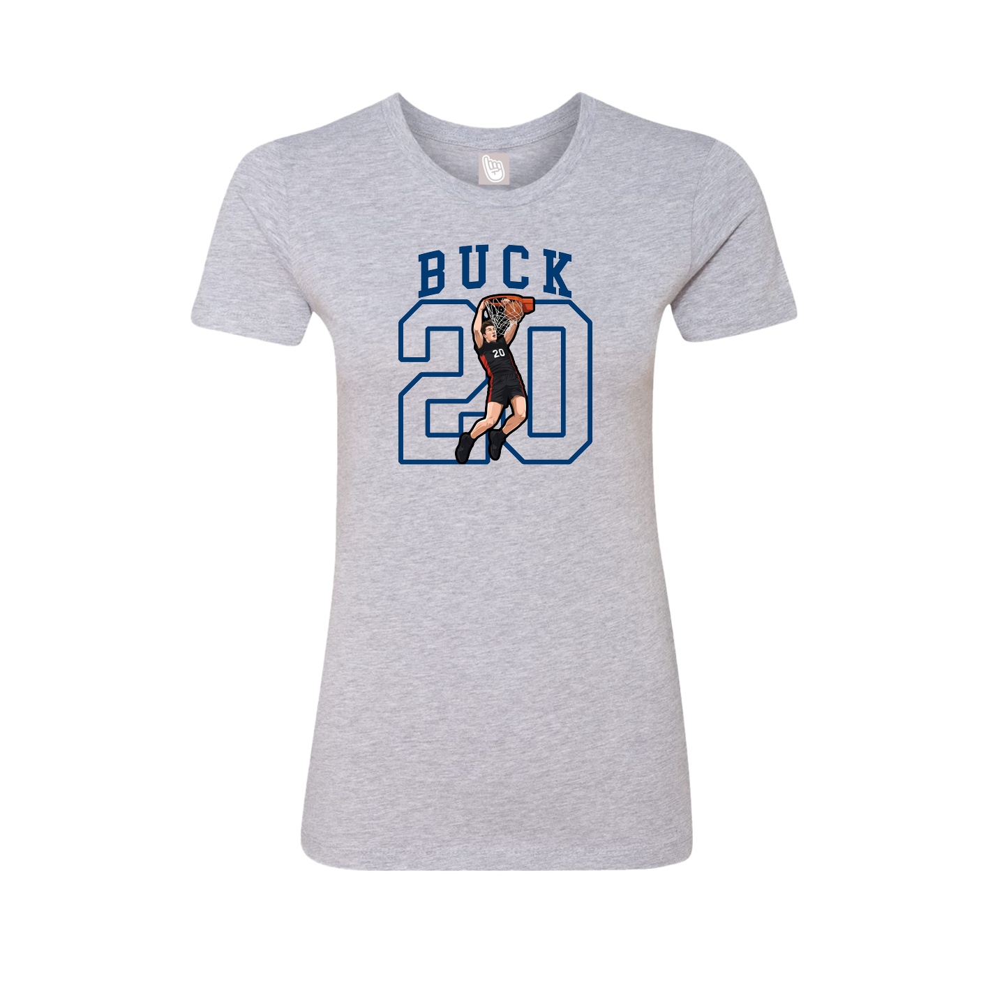 Fitted Women's Tee — Shirsey in Grey