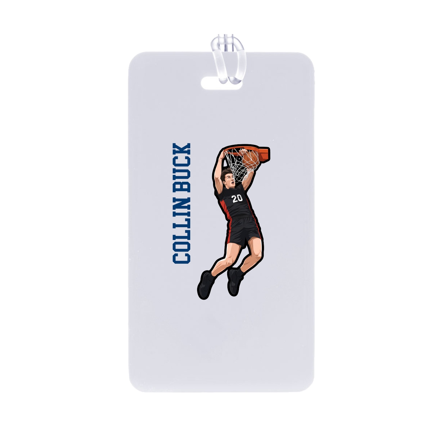 Bag Tag — Name Vertical in Classic