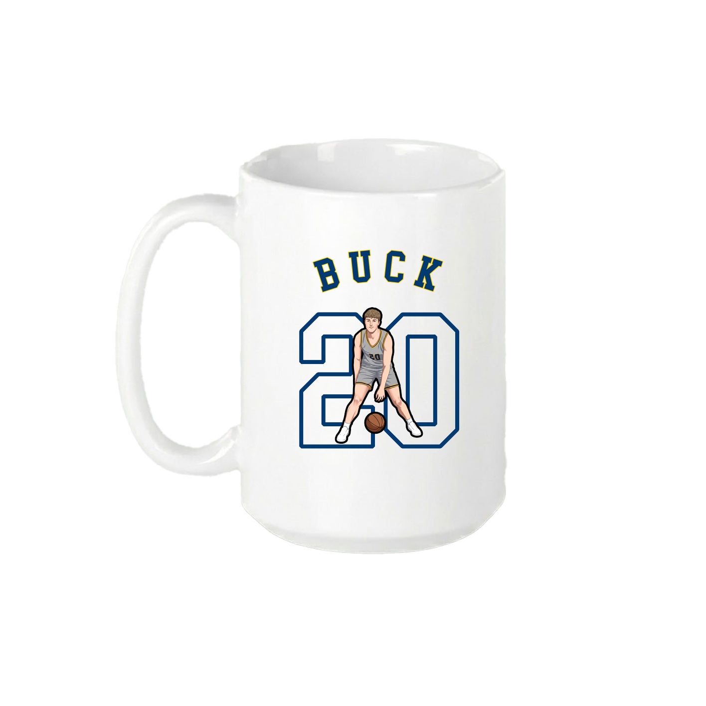 15oz Coffee Mug — Shirsey Arch in White
