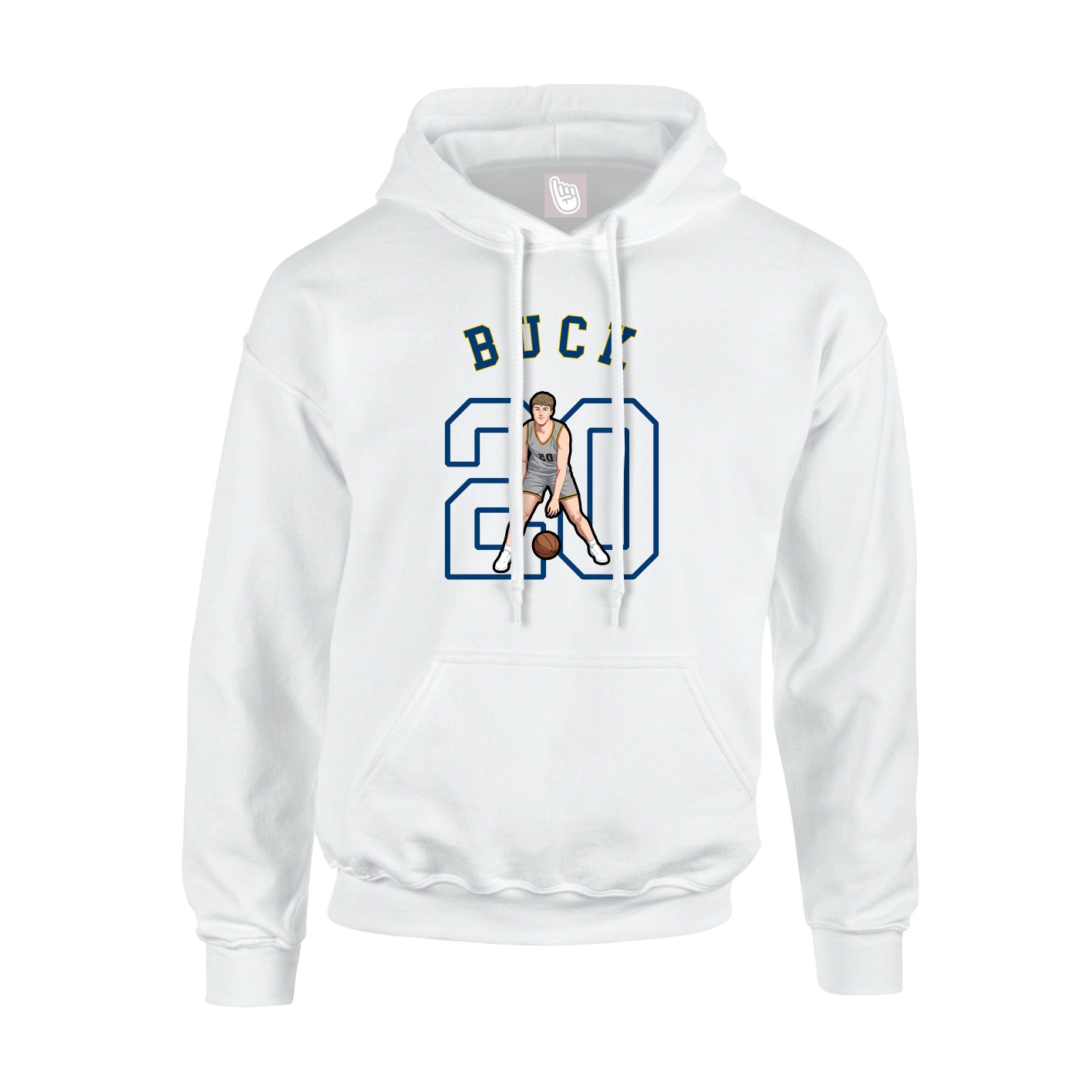 Youth Hoodie — Shirsey Arch in White