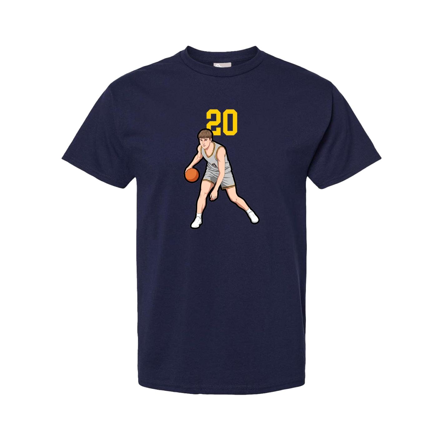 Youth Tee — Number Top in Navy