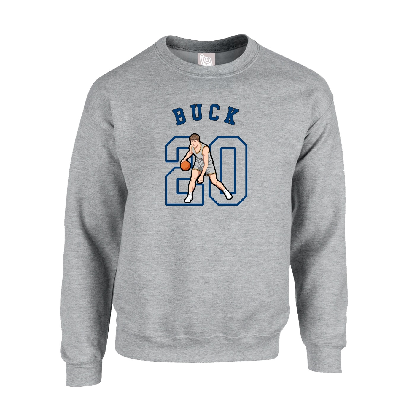 Fleece Crew — Shirsey Arch in Grey
