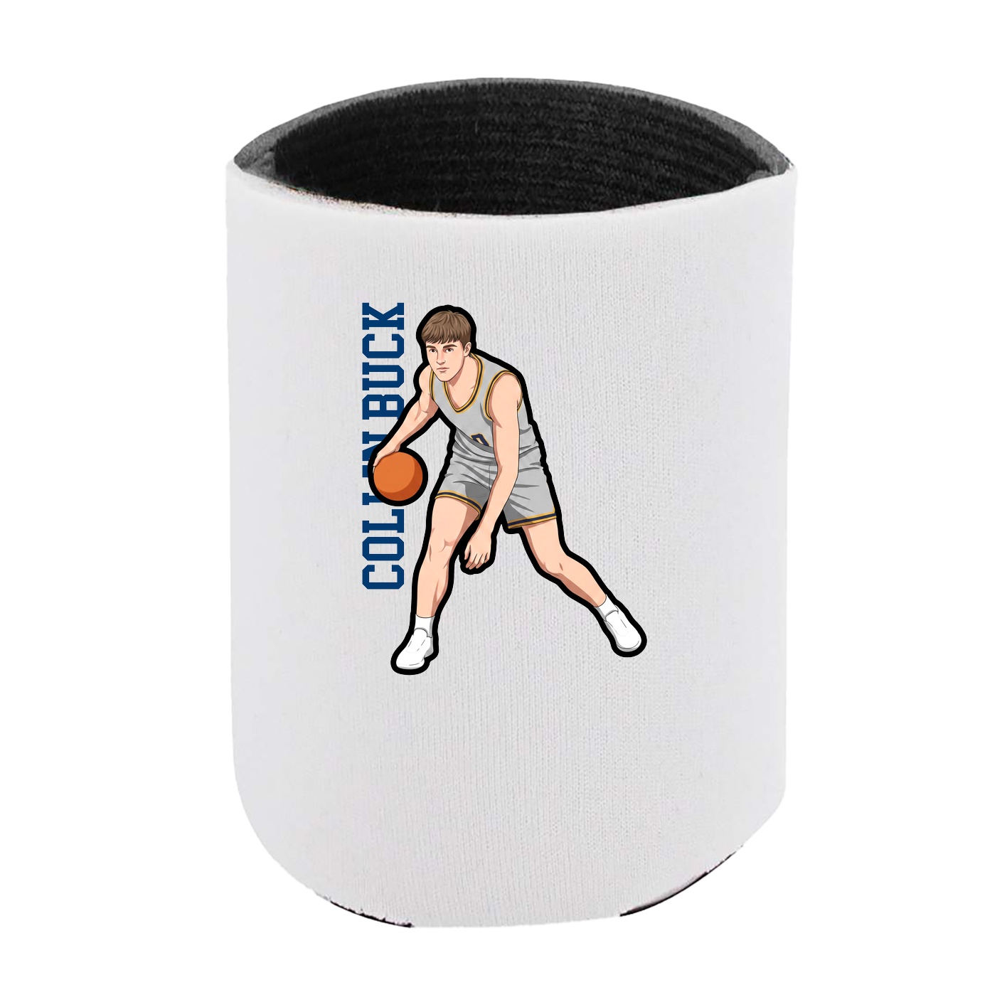 Can Holder — Name Vertical in White