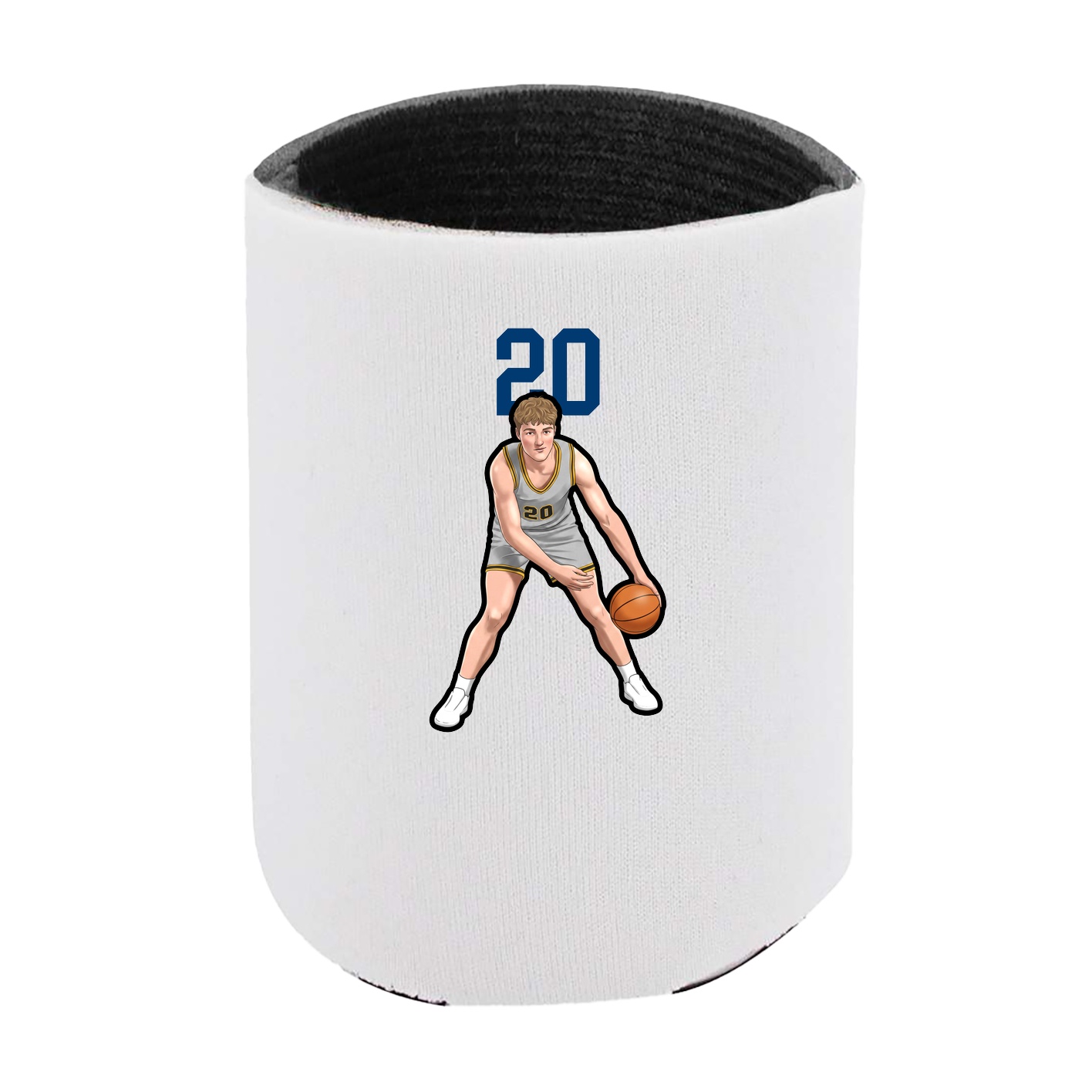 Can Holder — Number Top in White
