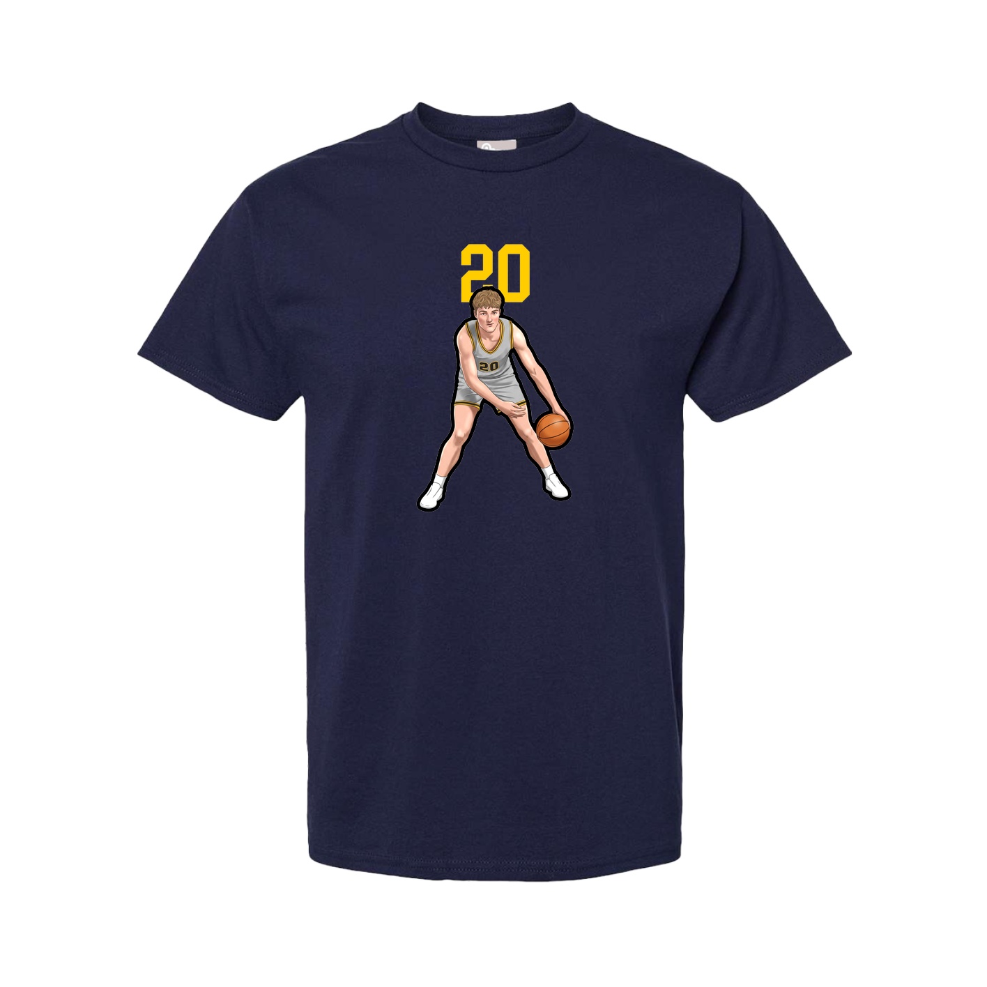 Tee — Number Top in Navy